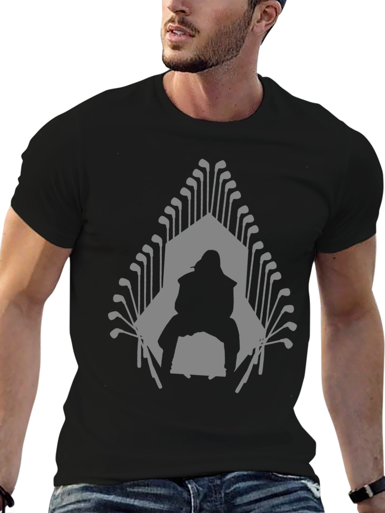 Golf Throne Graphic Tee - Stylish & Unique Design