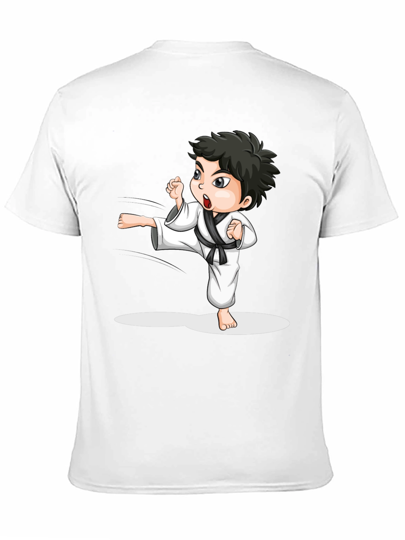Karate Kid Graphic Tee - Black Martial Arts T-Shirt