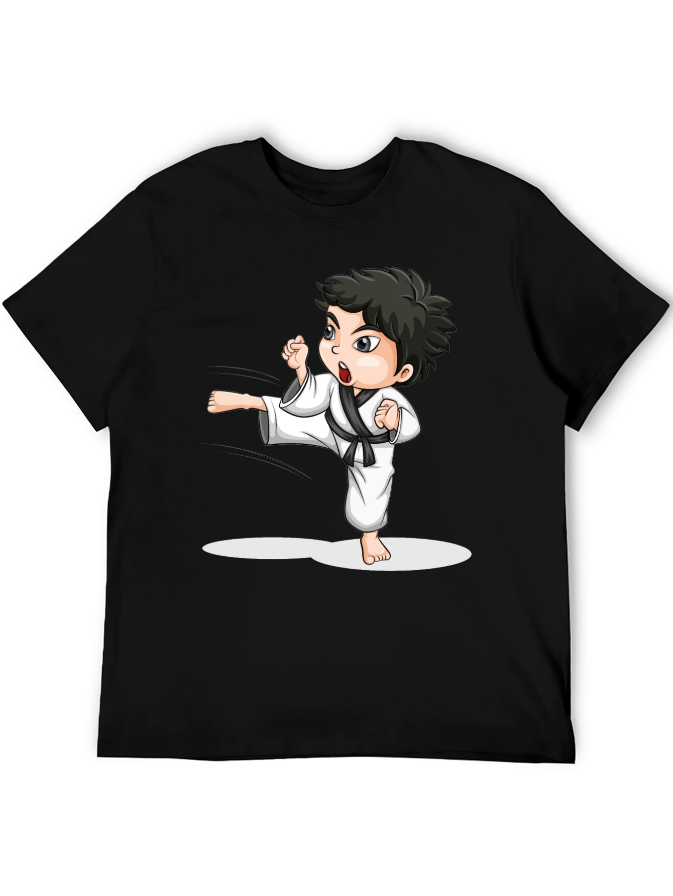 Karate Kid Graphic Tee - Black Martial Arts T-Shirt