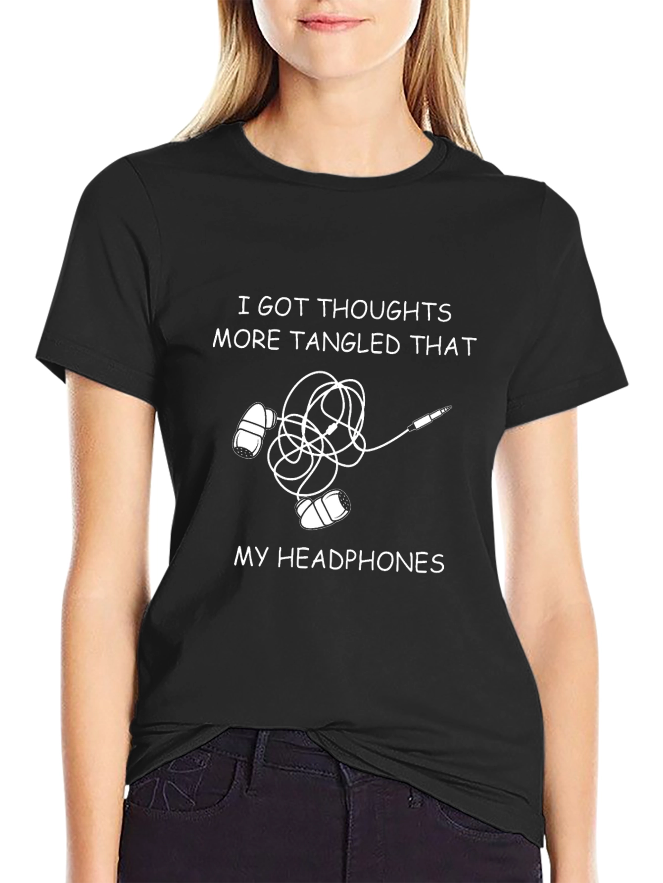Tangled Thoughts T-Shirt Funny Graphic Tee