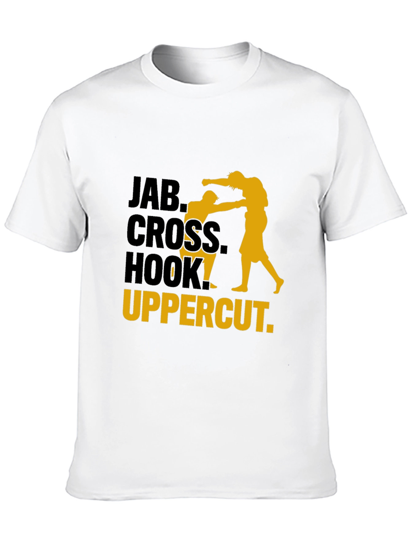 Boxing Moves T-Shirt - Jab Cross Hook Uppercut