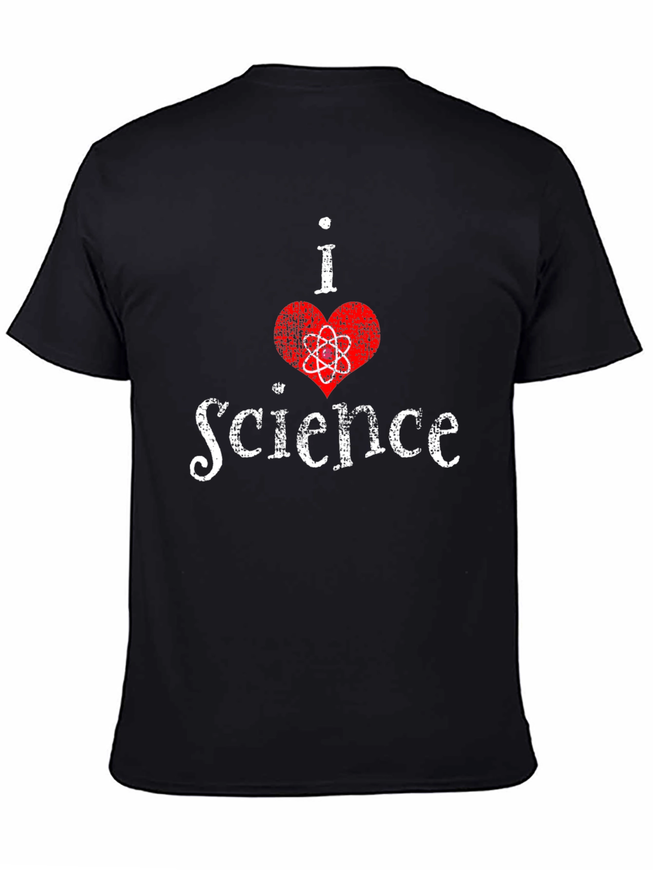 I Heart Science Black T-Shirt