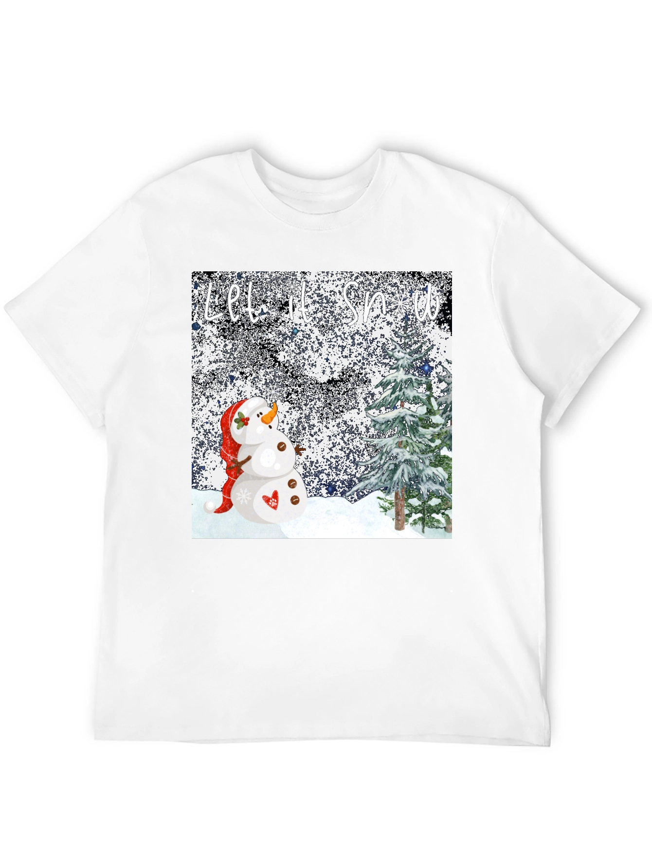 Let it Snow T-Shirt - Festive Winter Tee
