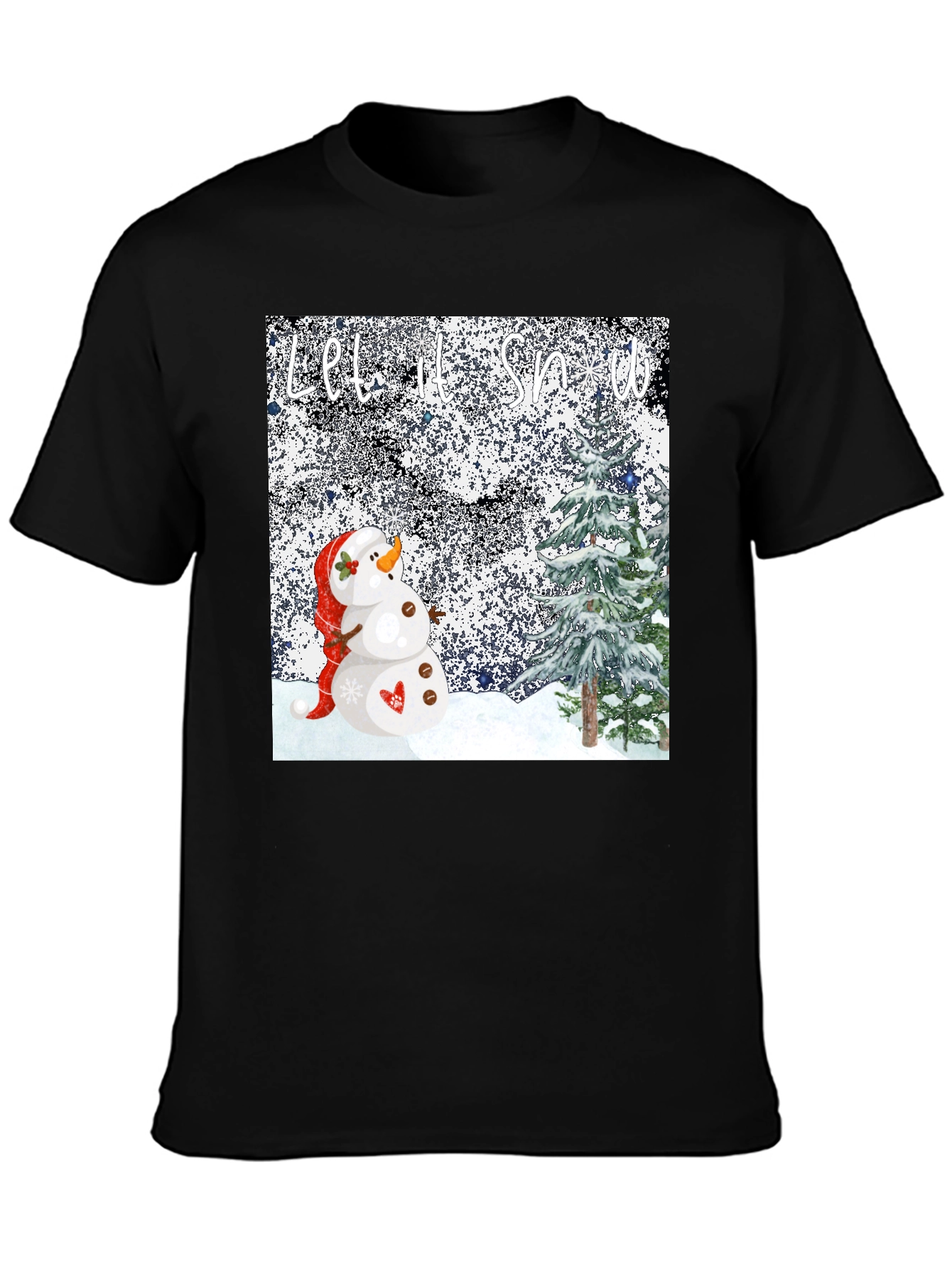 Let it Snow T-Shirt - Festive Winter Tee