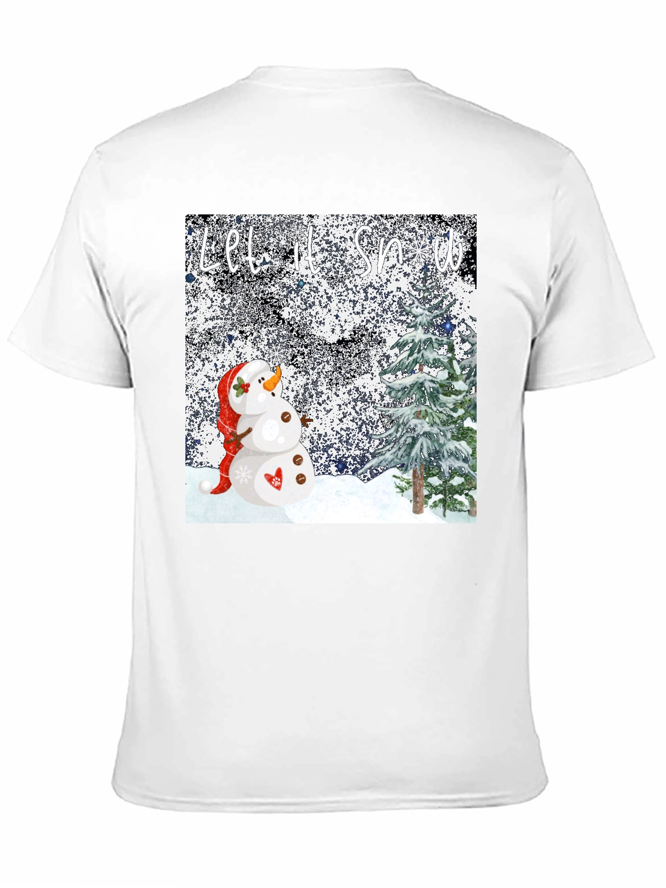 Let it Snow T-Shirt - Festive Winter Tee