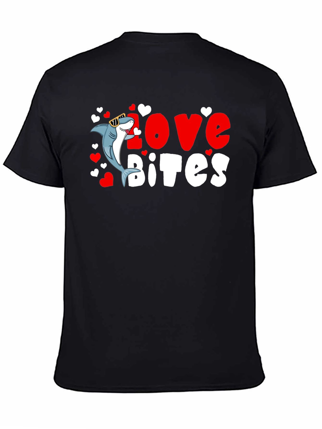 Love Bites Shark Valentines Day T-Shirt