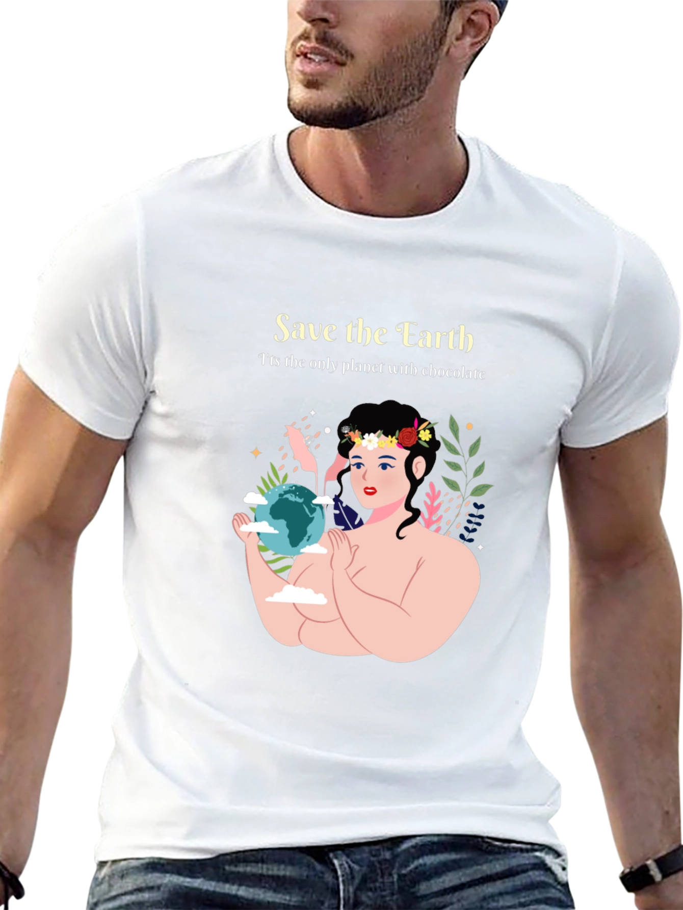 Save the Earth Chocolate T-Shirt