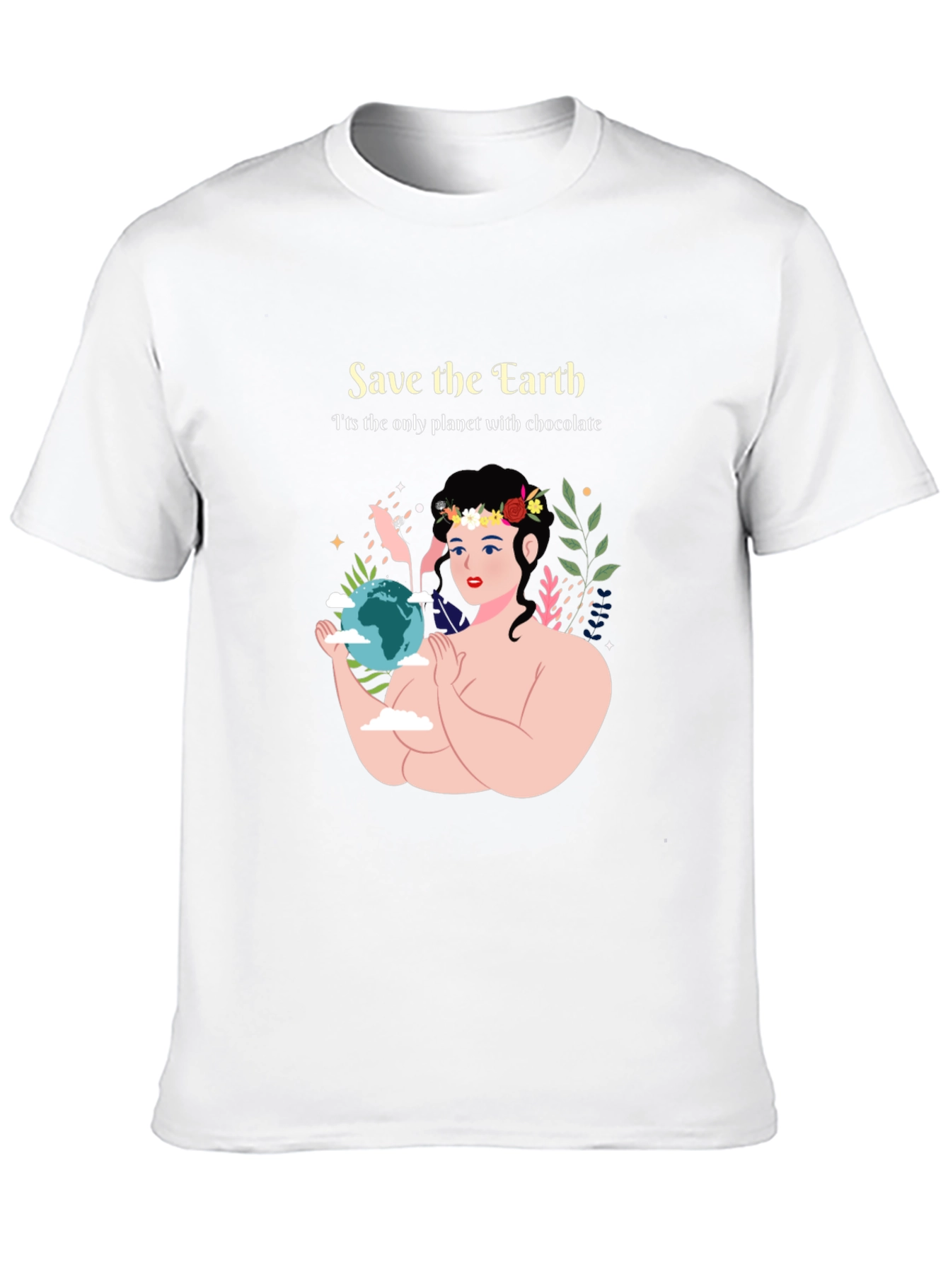 Save the Earth Chocolate T-Shirt
