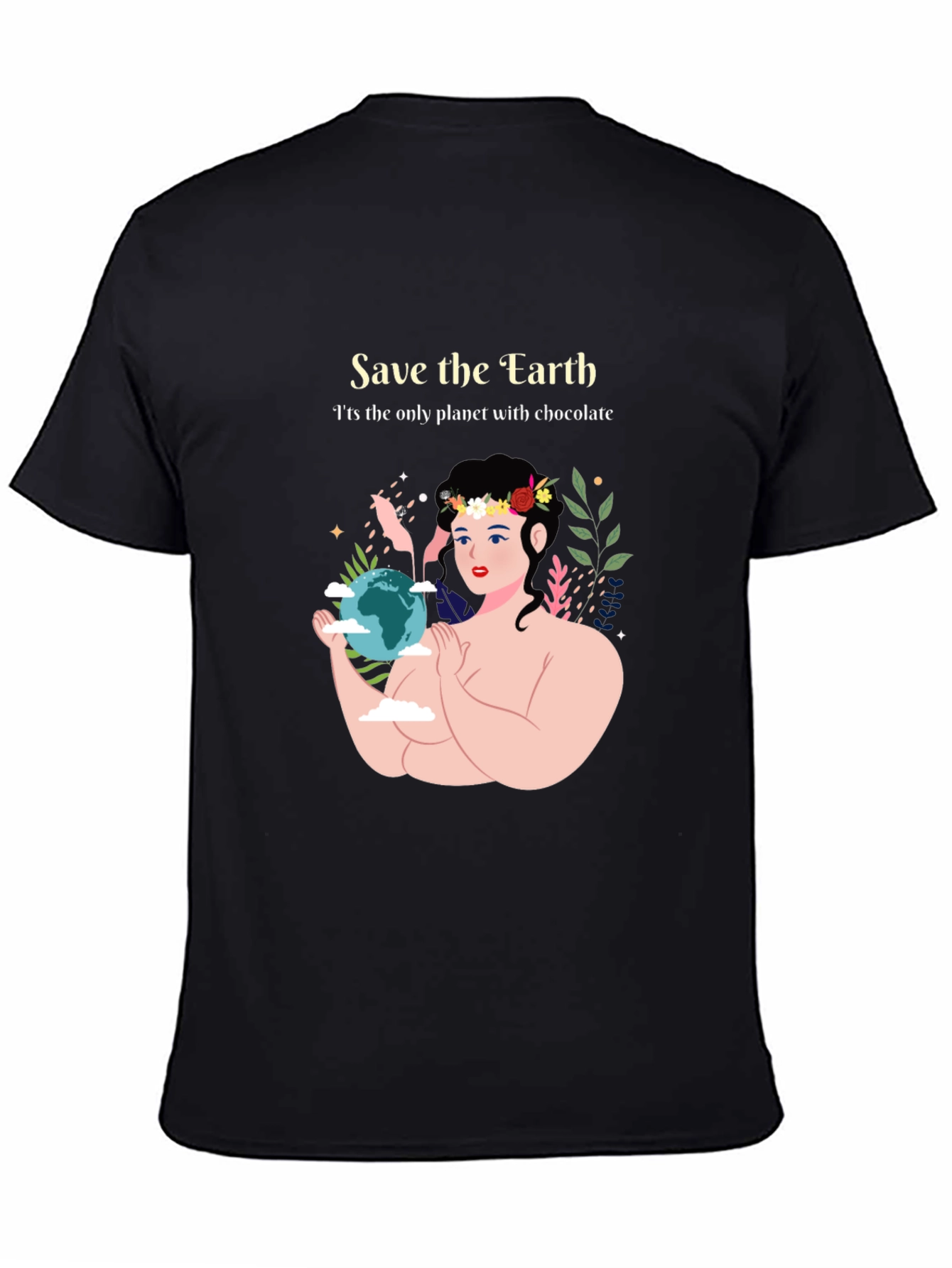 Save the Earth Chocolate T-Shirt