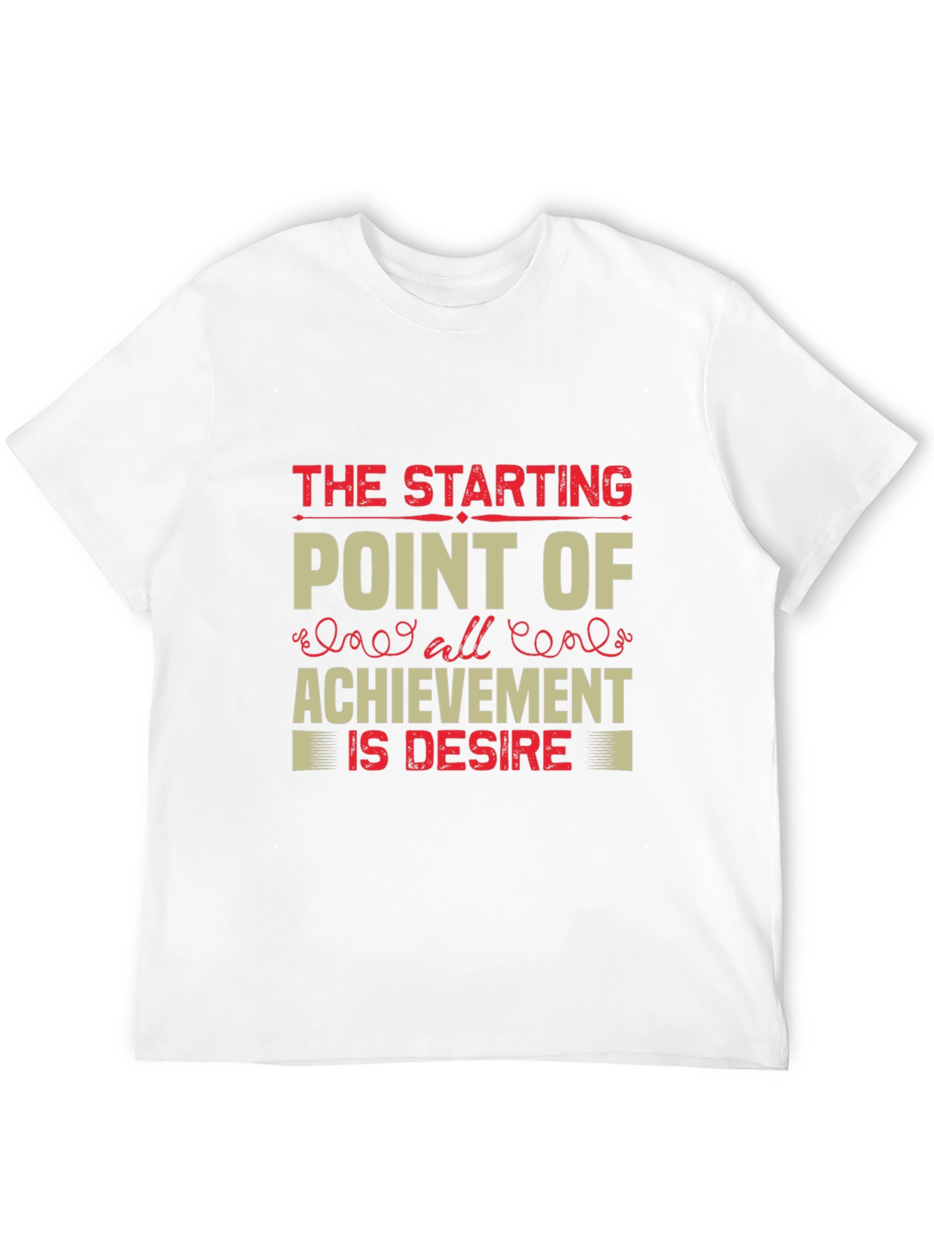 Inspirational Quote Graphic Tee - The Starting Point