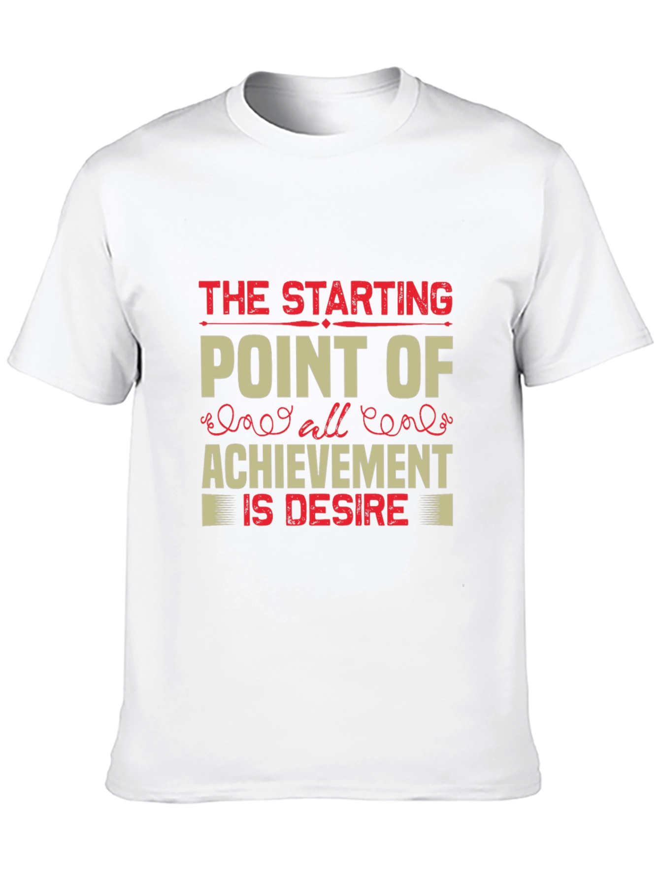 Inspirational Quote Graphic Tee - The Starting Point