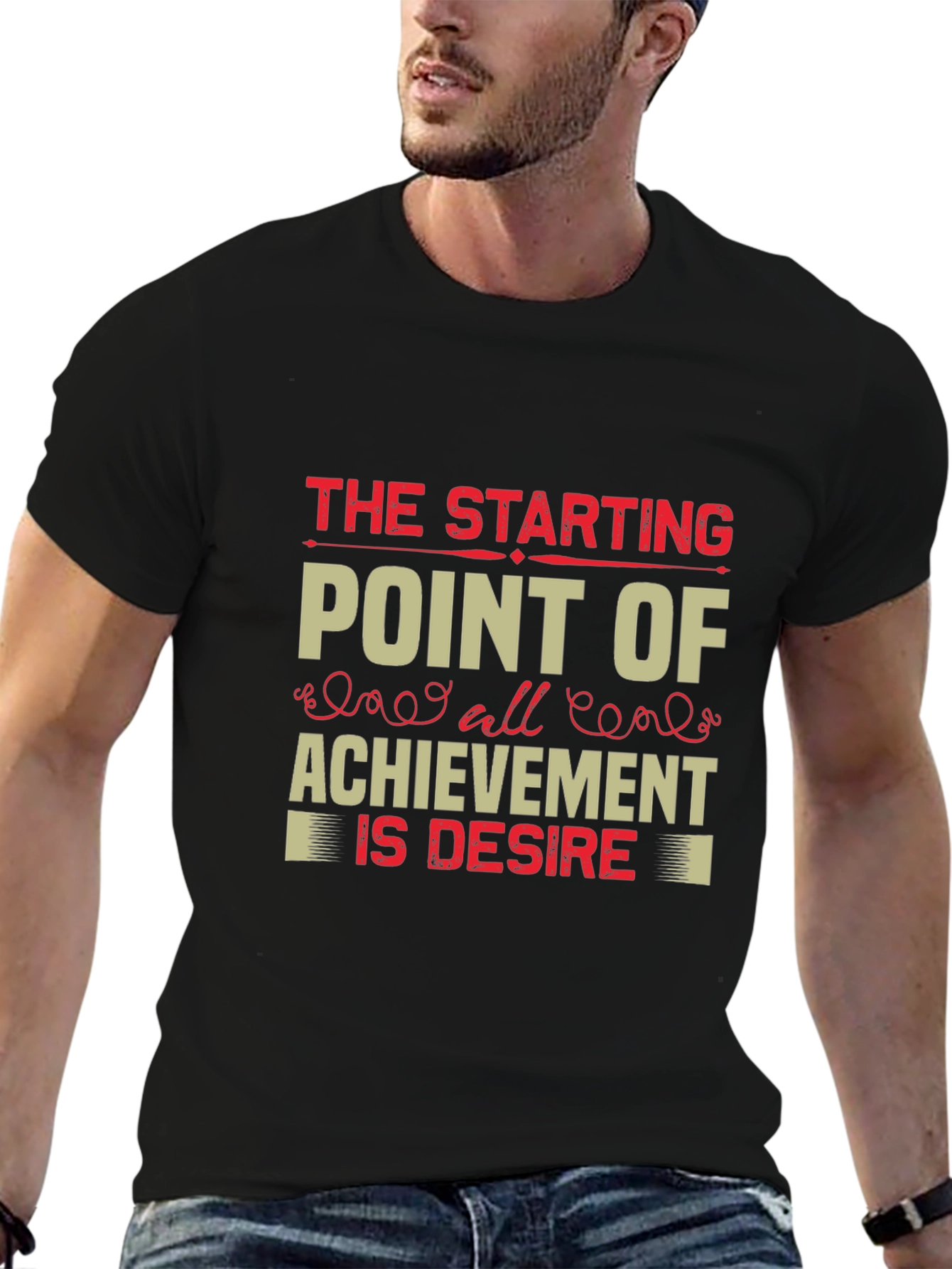 Inspirational Quote Graphic Tee - The Starting Point