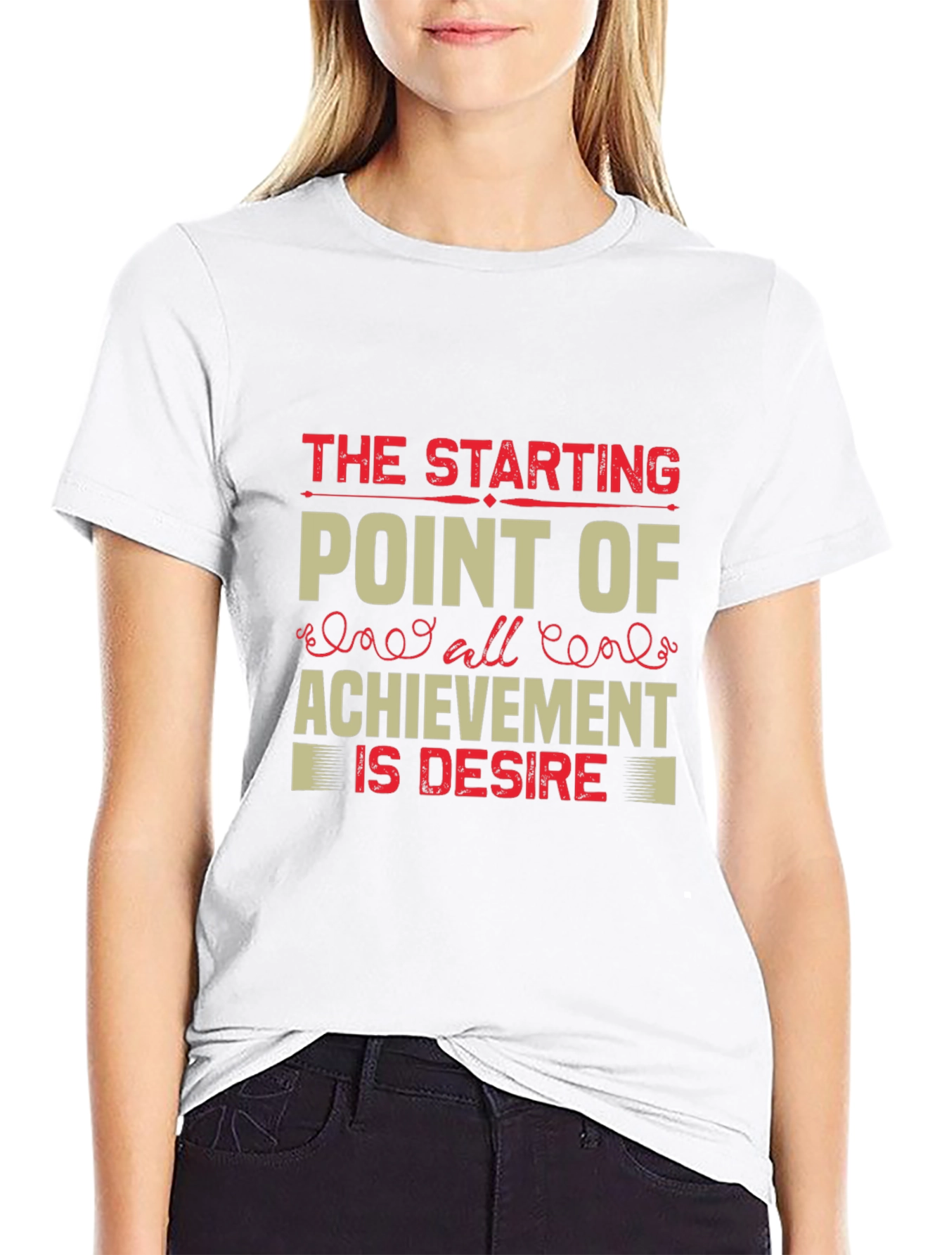 Inspirational Quote Graphic Tee - The Starting Point