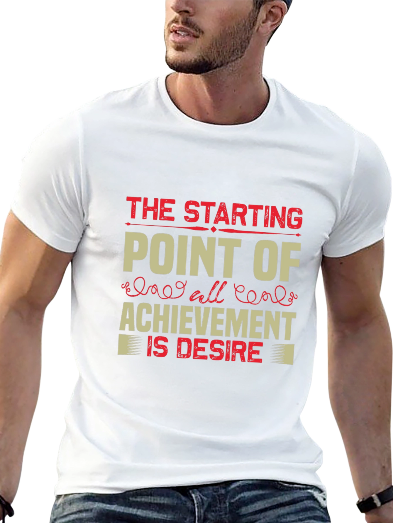 Inspirational Quote Graphic Tee - The Starting Point