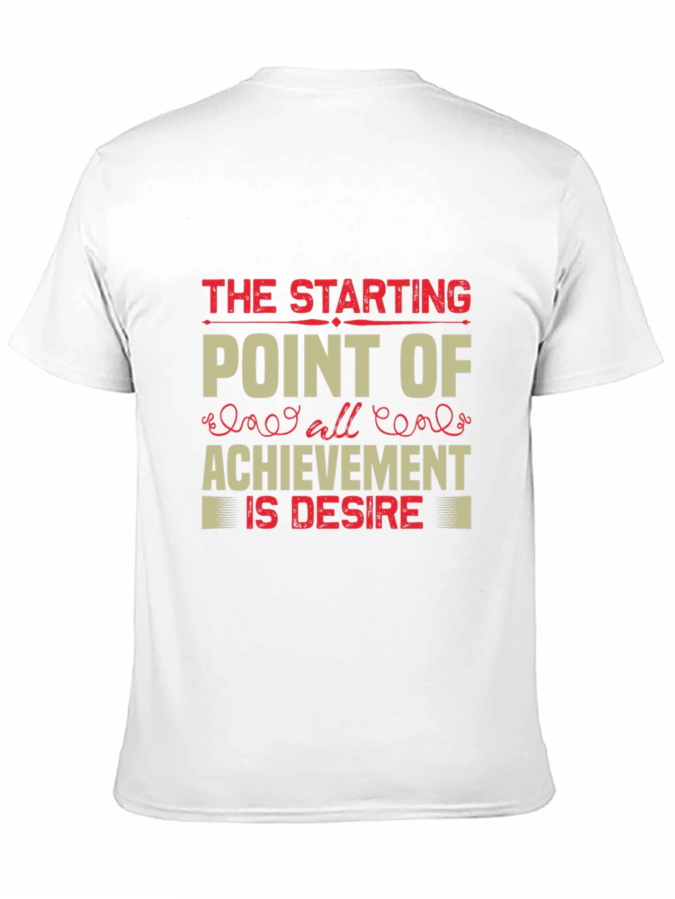 Inspirational Quote Graphic Tee - The Starting Point