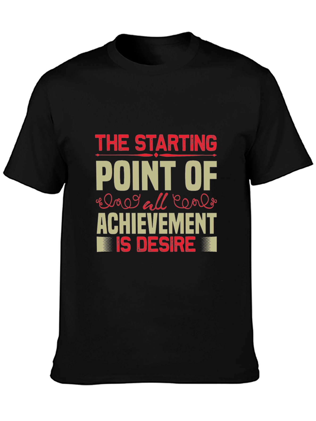 Inspirational Quote Graphic Tee - The Starting Point