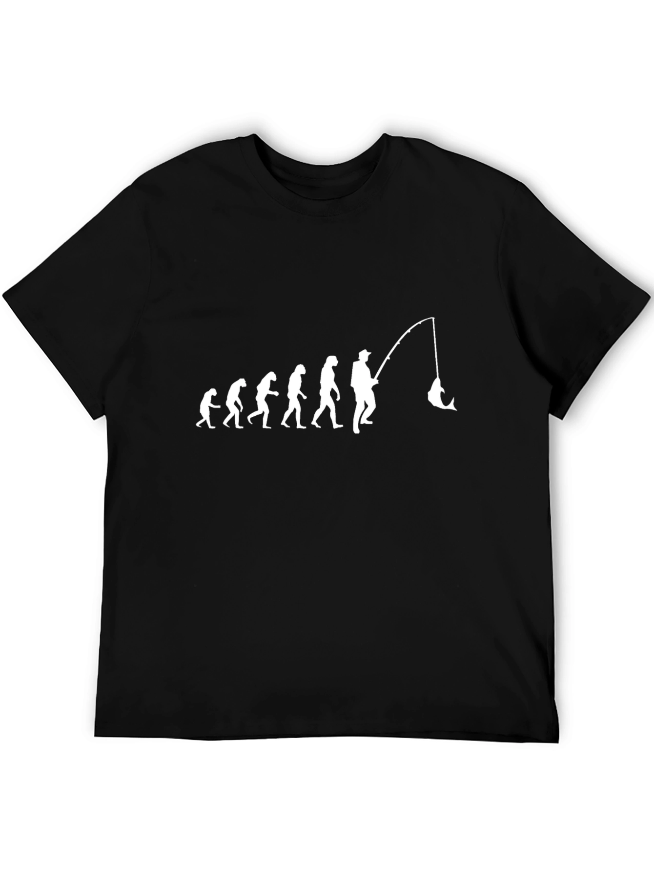 Evolution of Fishing T-Shirt - Humorous Angler Tee