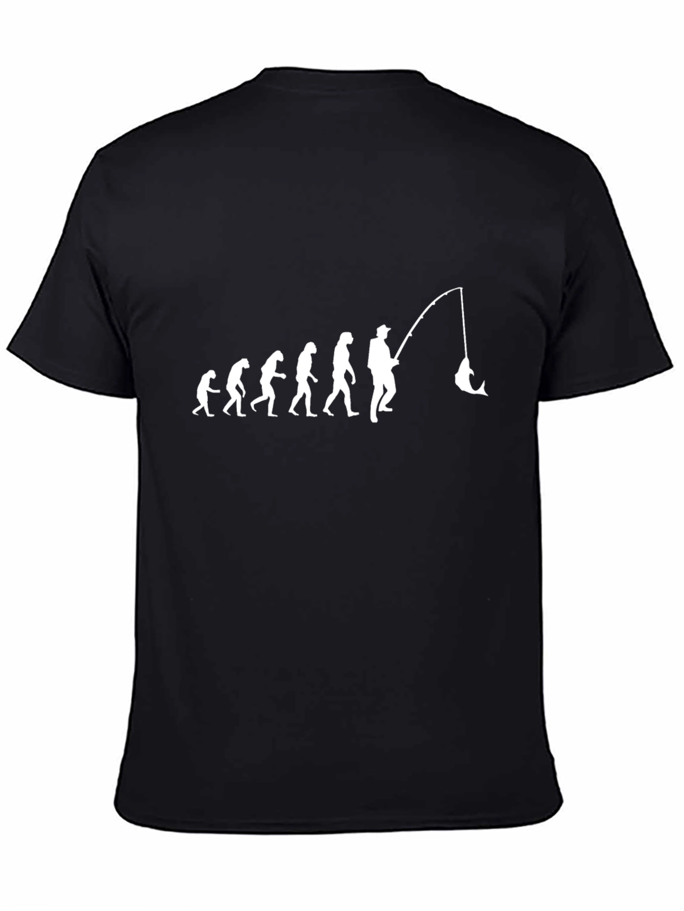 Evolution of Fishing T-Shirt - Humorous Angler Tee