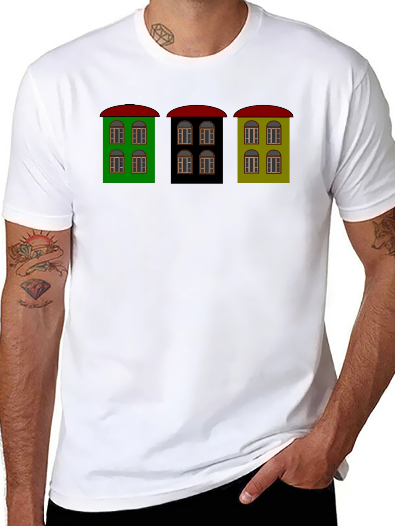 Abstract Building T-Shirt - Unique Design