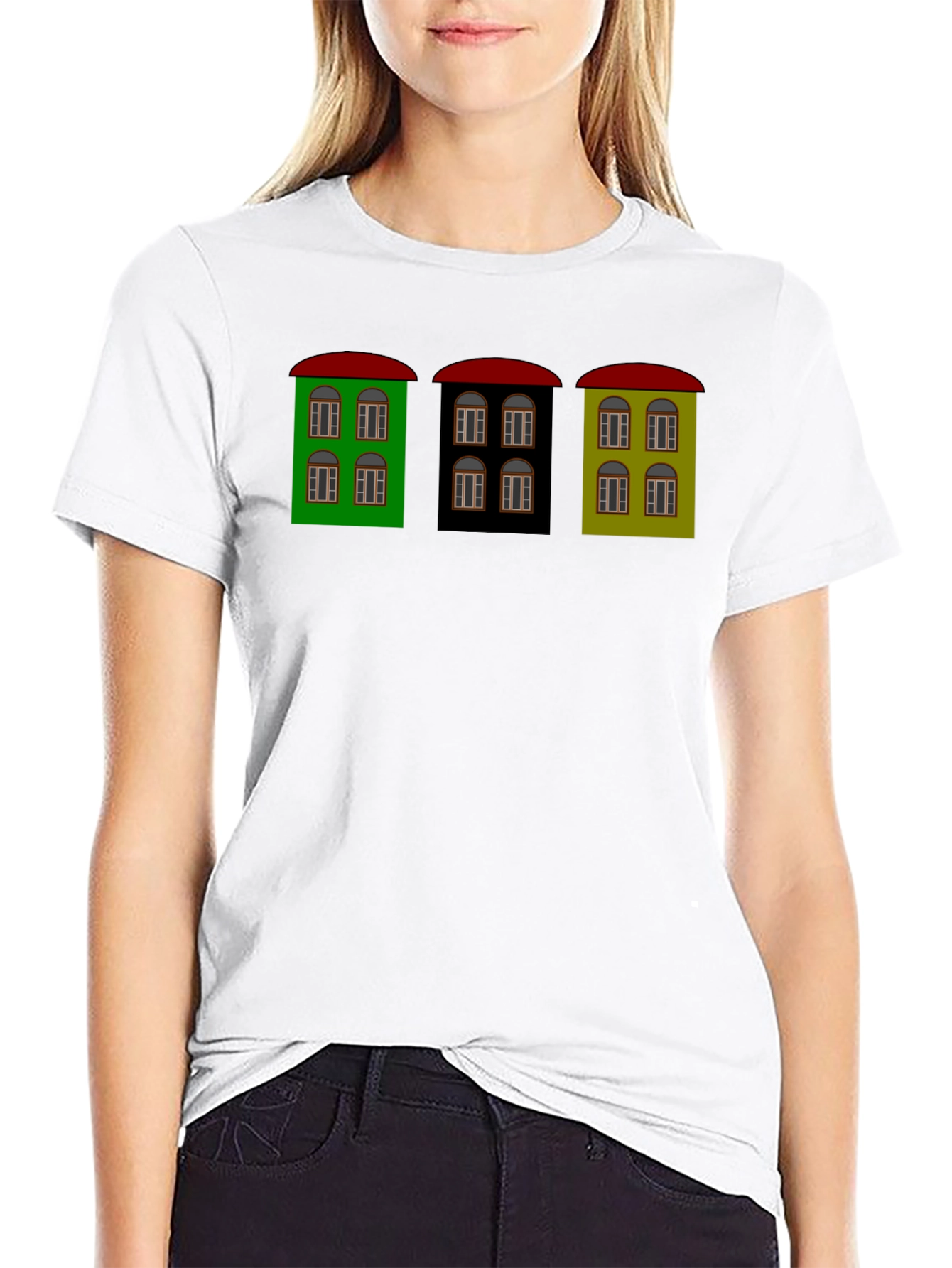 Abstract Building T-Shirt - Unique Design