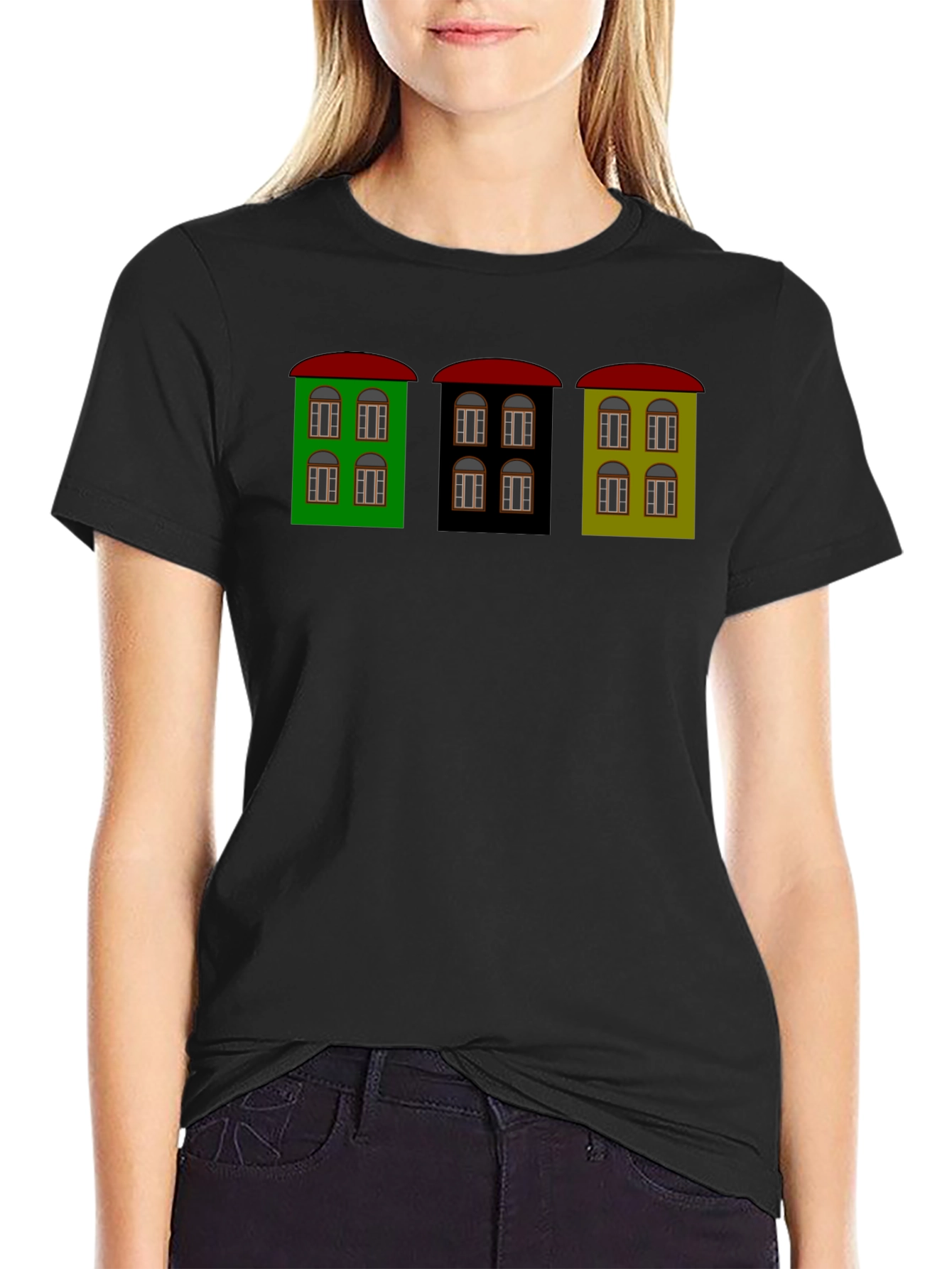 Abstract Building T-Shirt - Unique Design