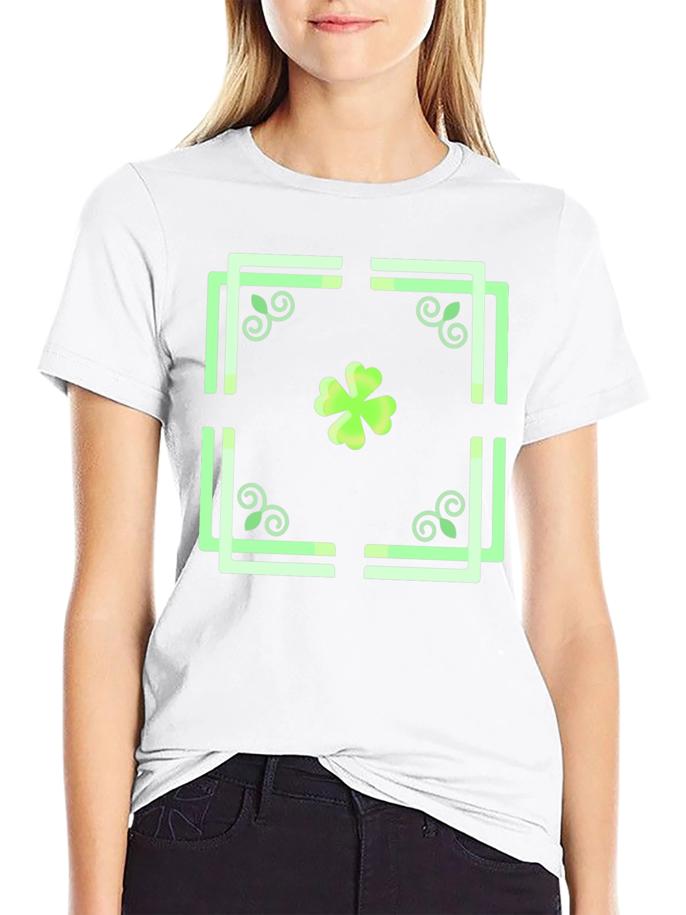 Lucky Clover Graphic Tee - Irish Pride Shirt