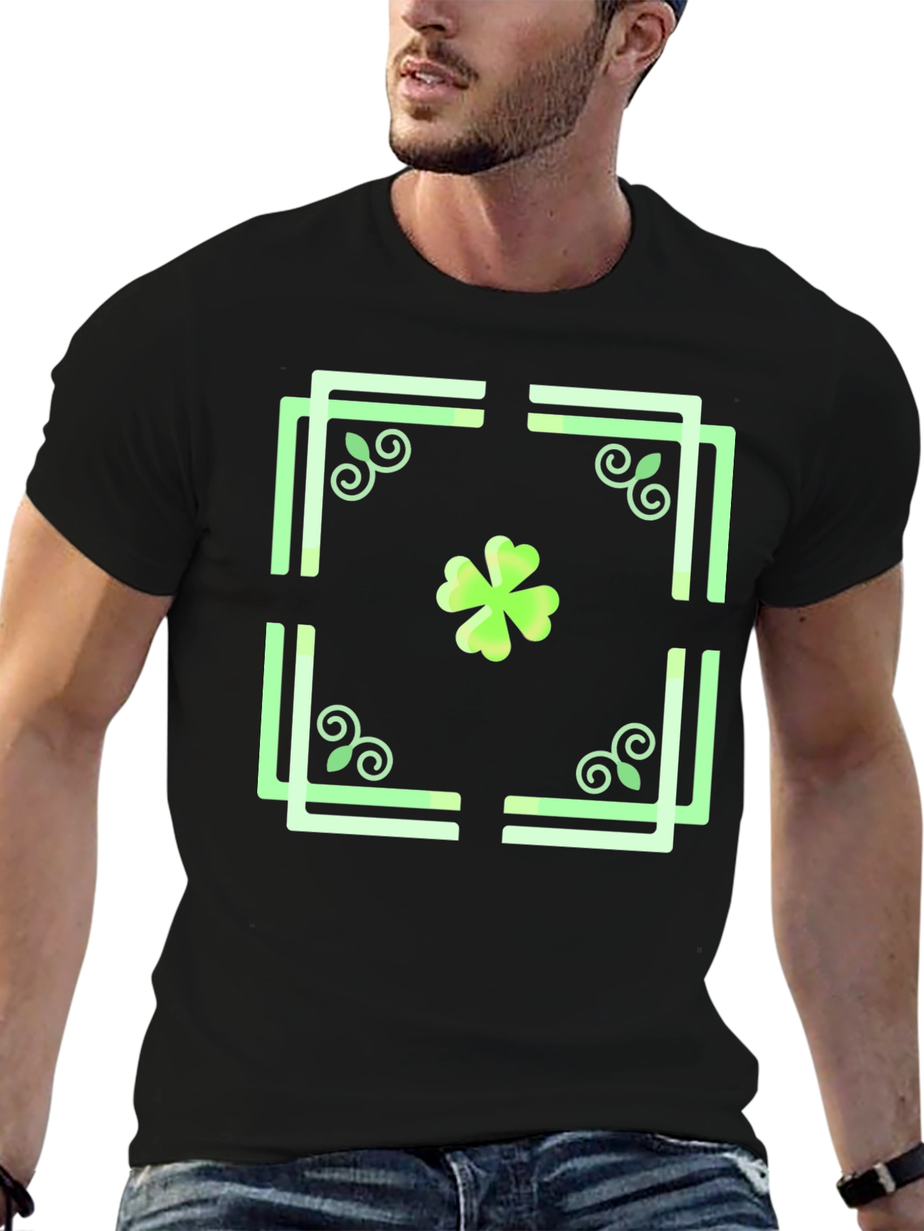 Lucky Clover Graphic Tee - Irish Pride Shirt