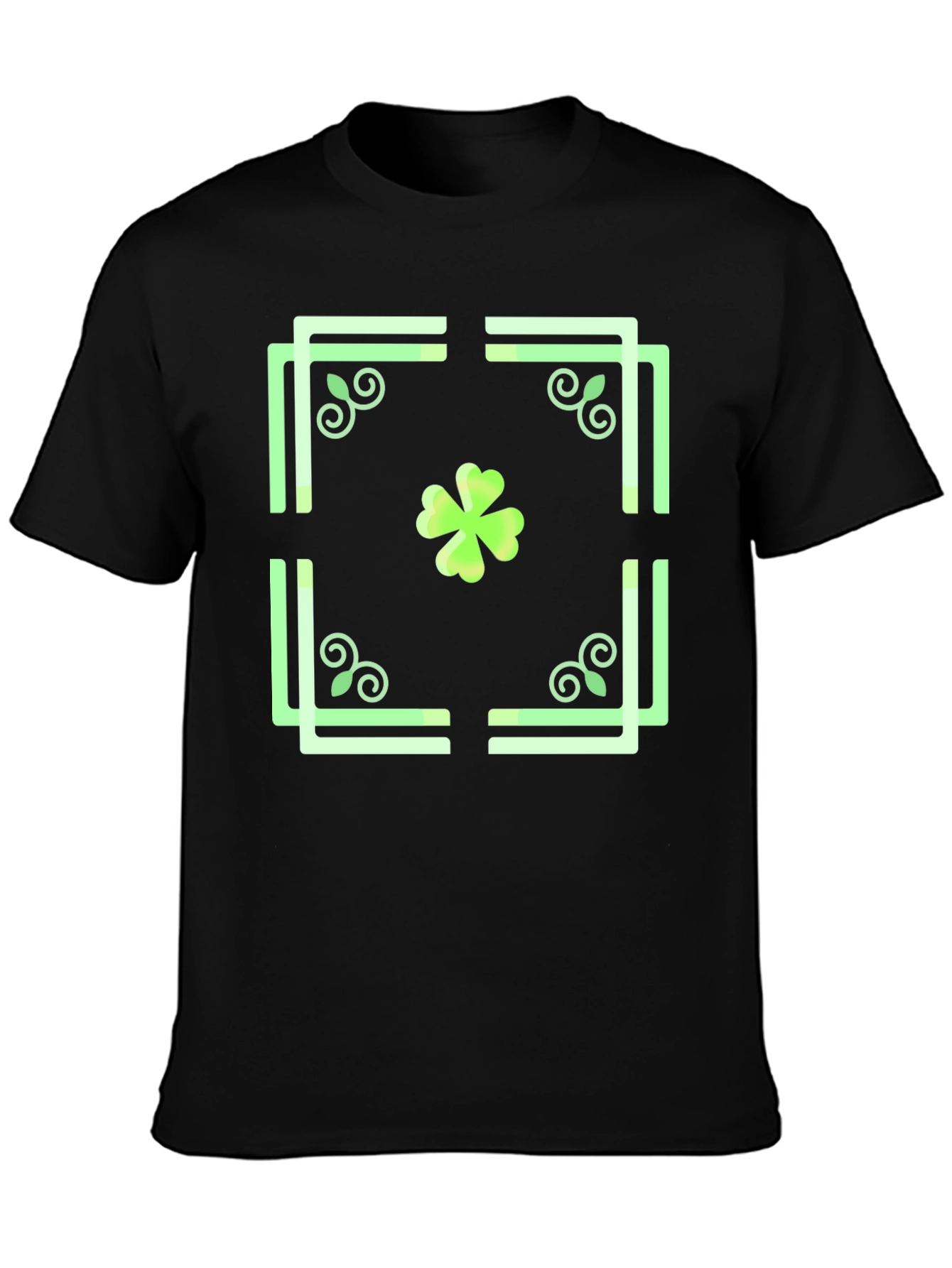 Lucky Clover Graphic Tee - Irish Pride Shirt