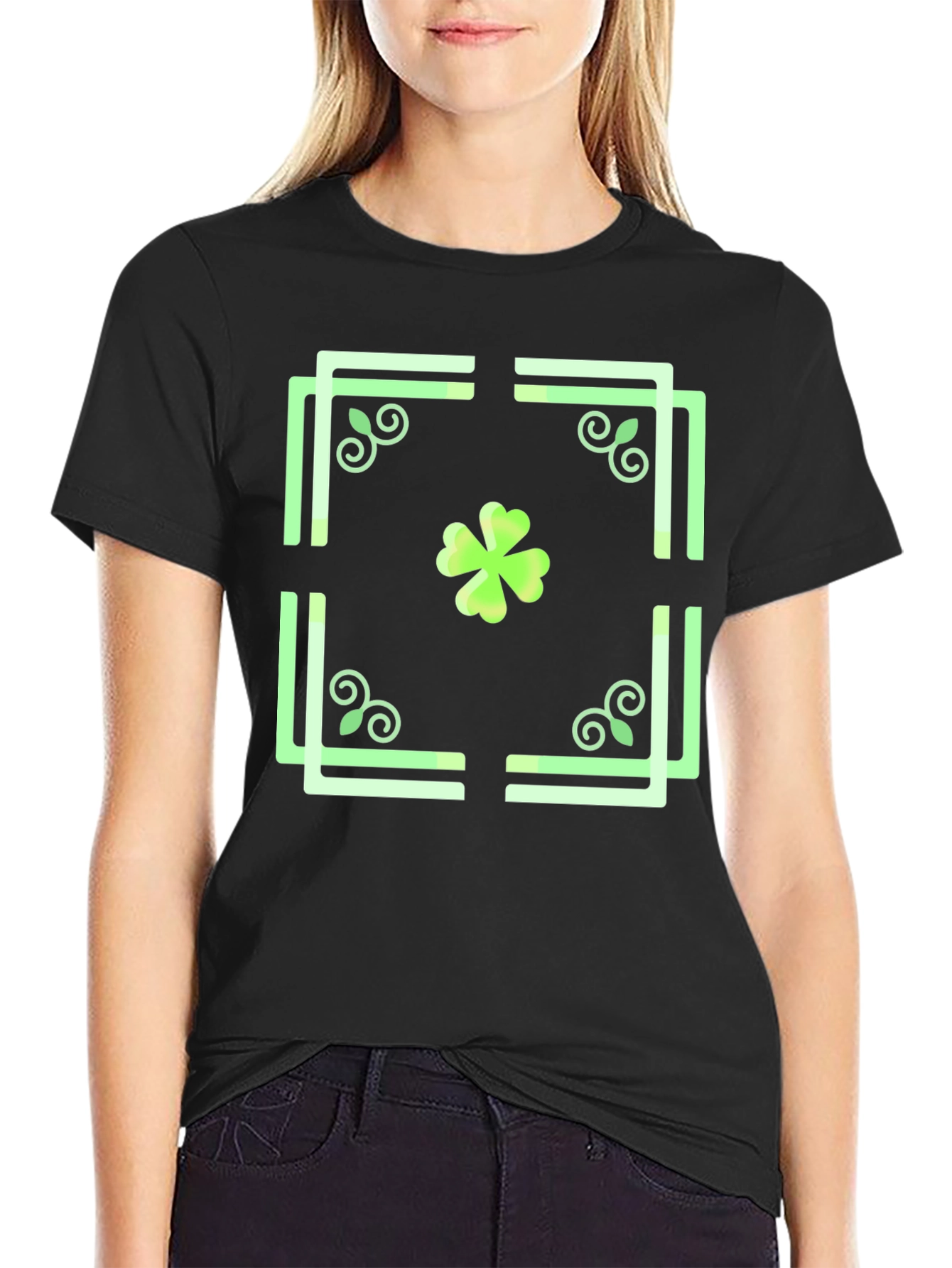 Lucky Clover Graphic Tee - Irish Pride Shirt