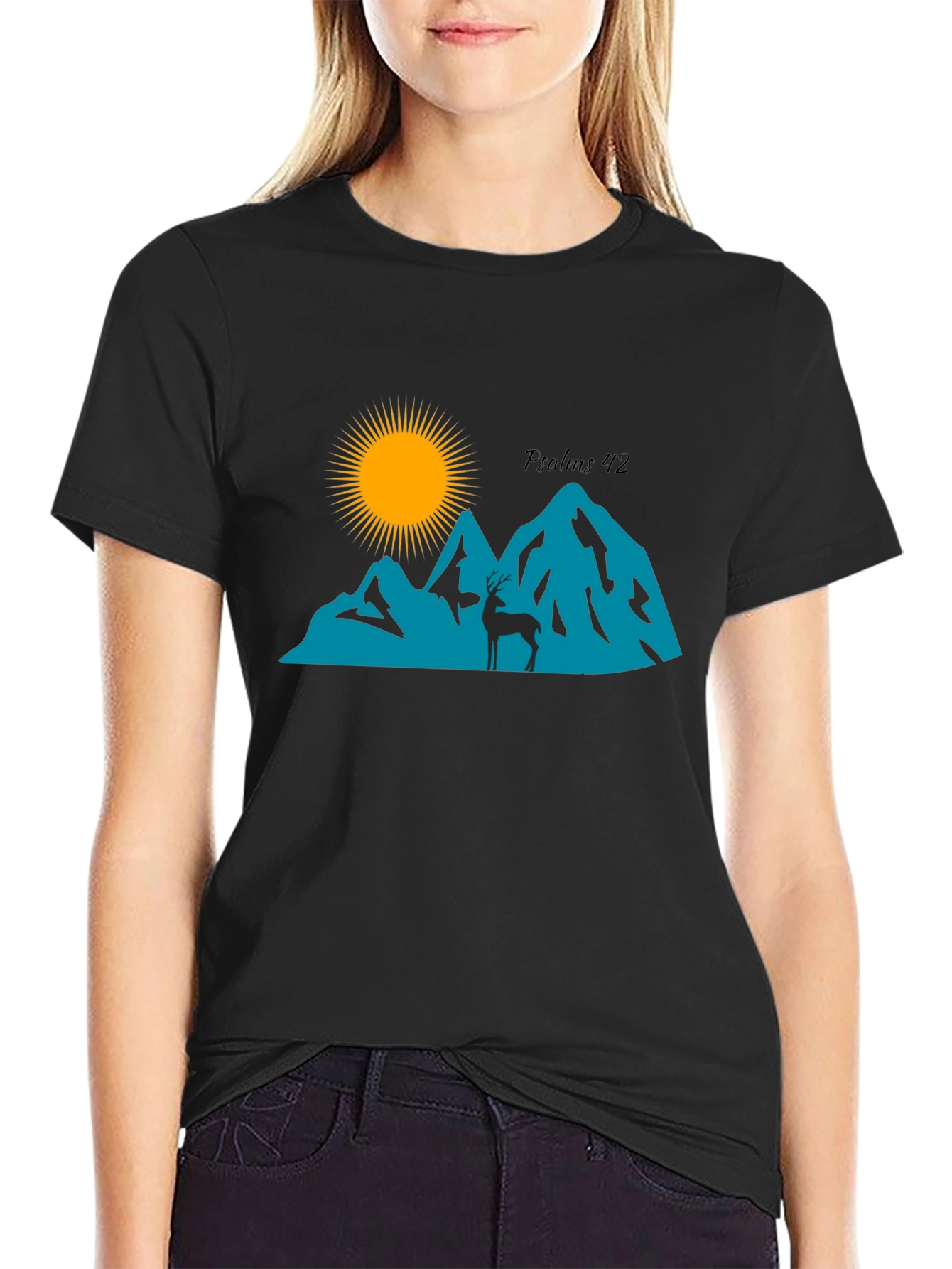 Psalms 42 Mountain Graphic T-Shirt
