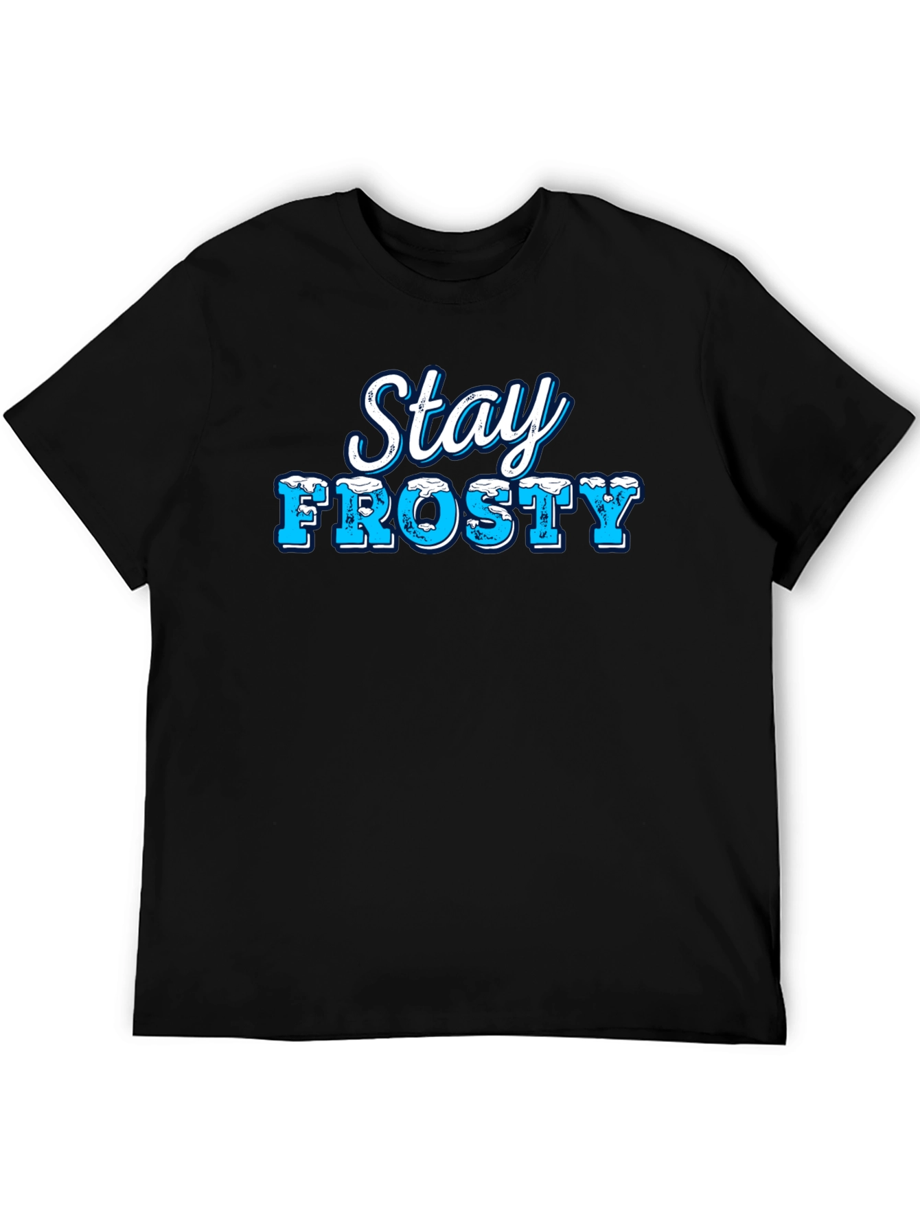 Stay Frosty Black Graphic Tee