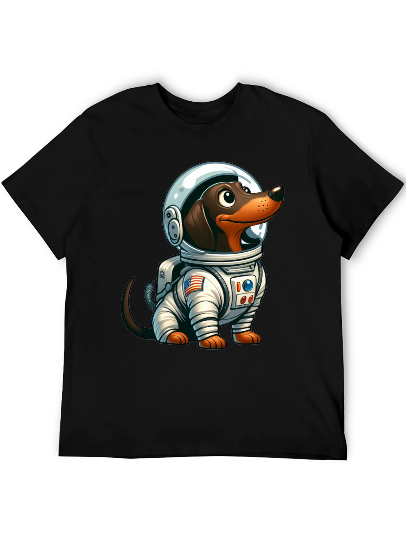 Dachshund Astronaut T-Shirt - Space Dog Tee