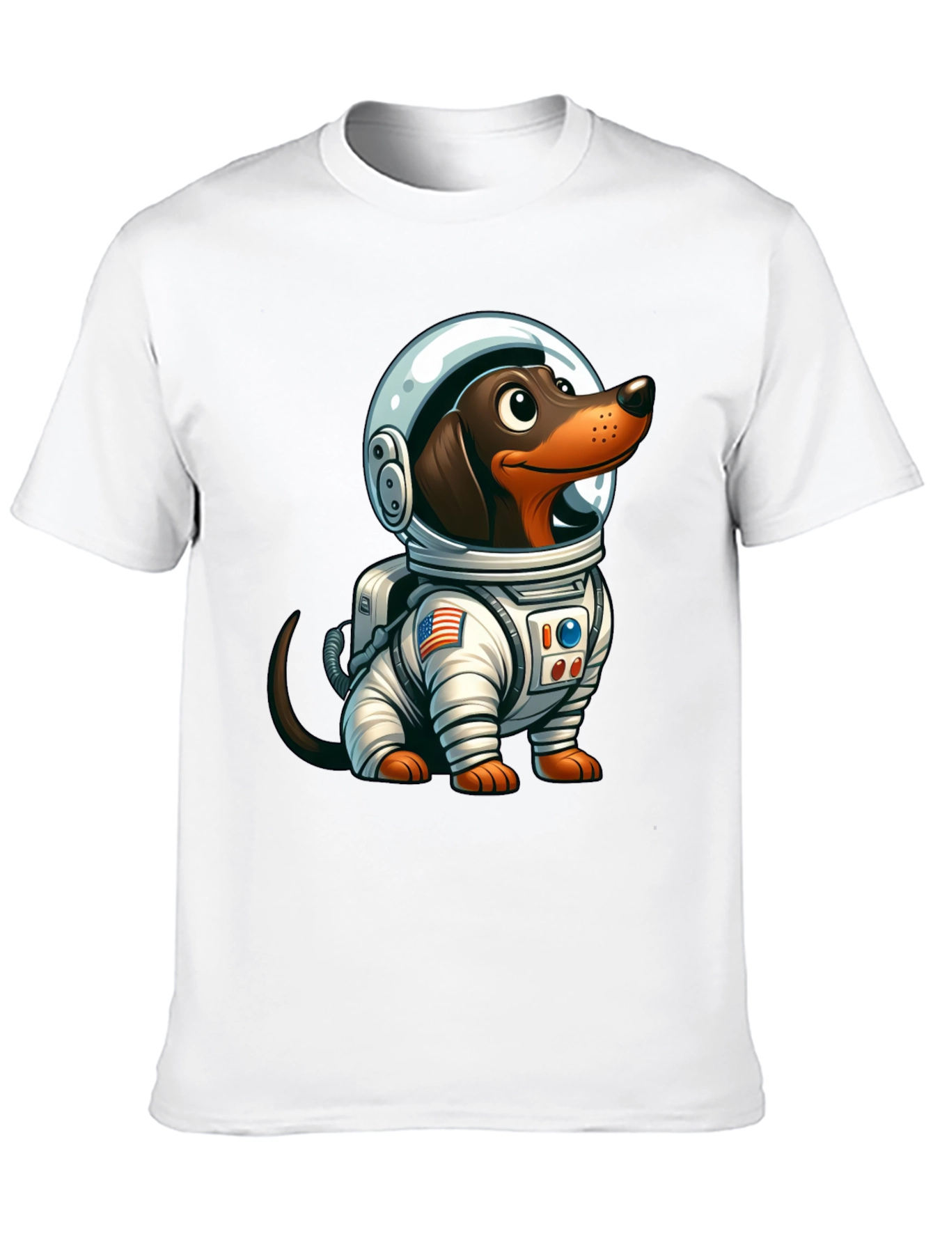 Dachshund Astronaut T-Shirt - Space Dog Tee