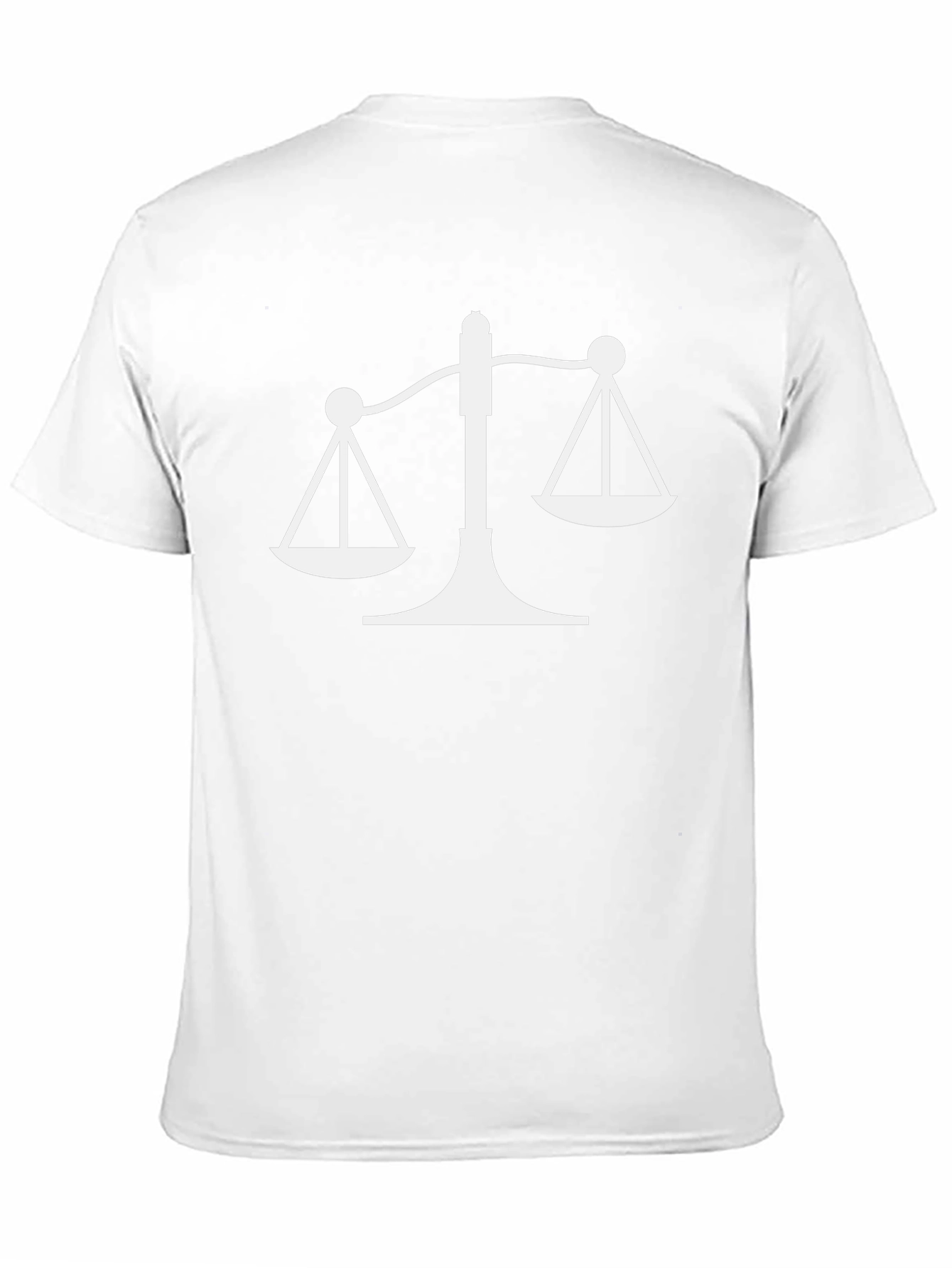 Scales of Justice Graphic Tee - Black