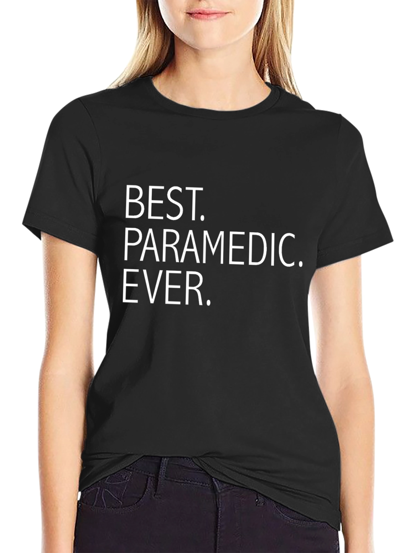 Best Paramedic Ever Black T-Shirt