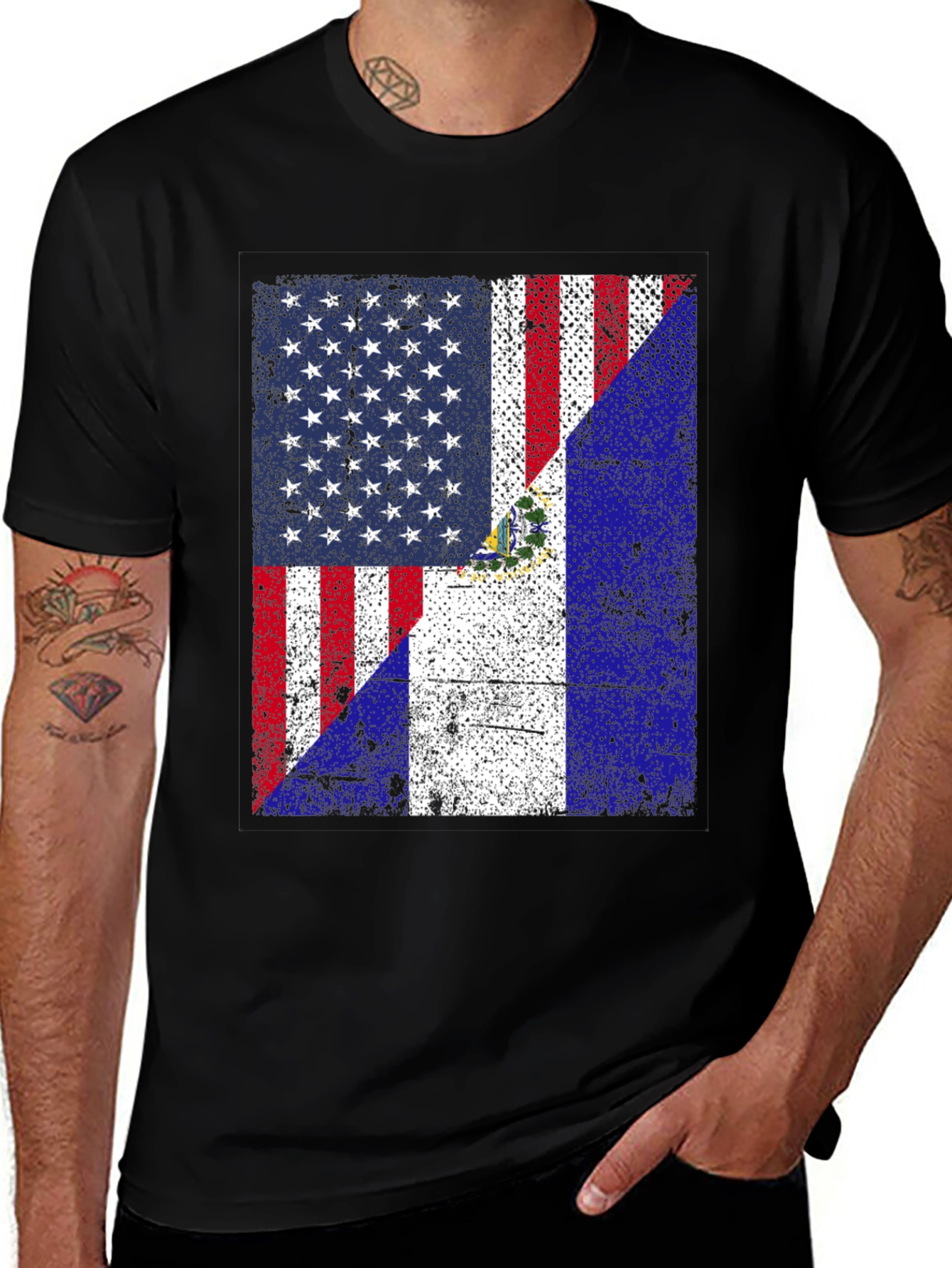 USA & State Flag T-Shirt