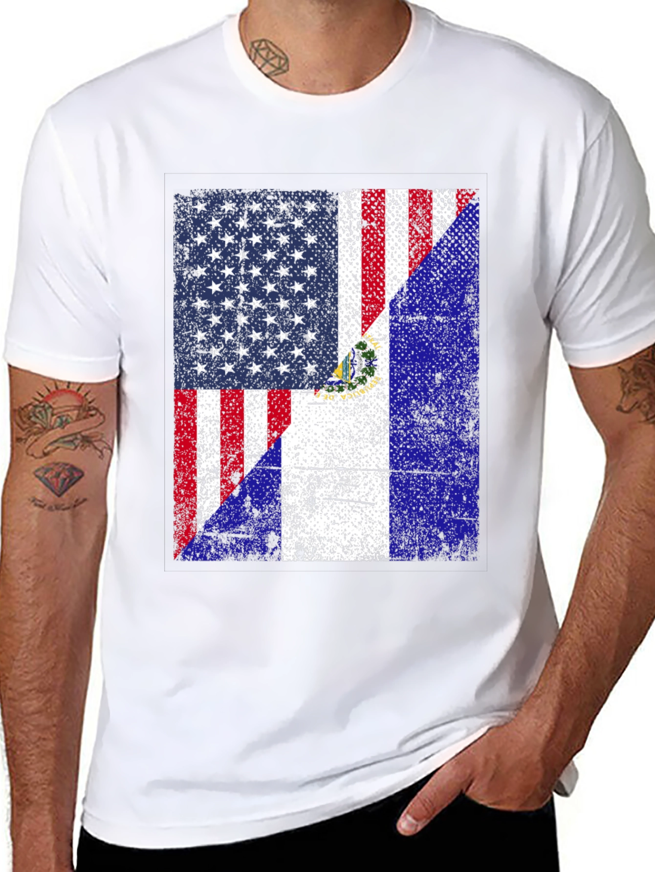 USA & State Flag T-Shirt