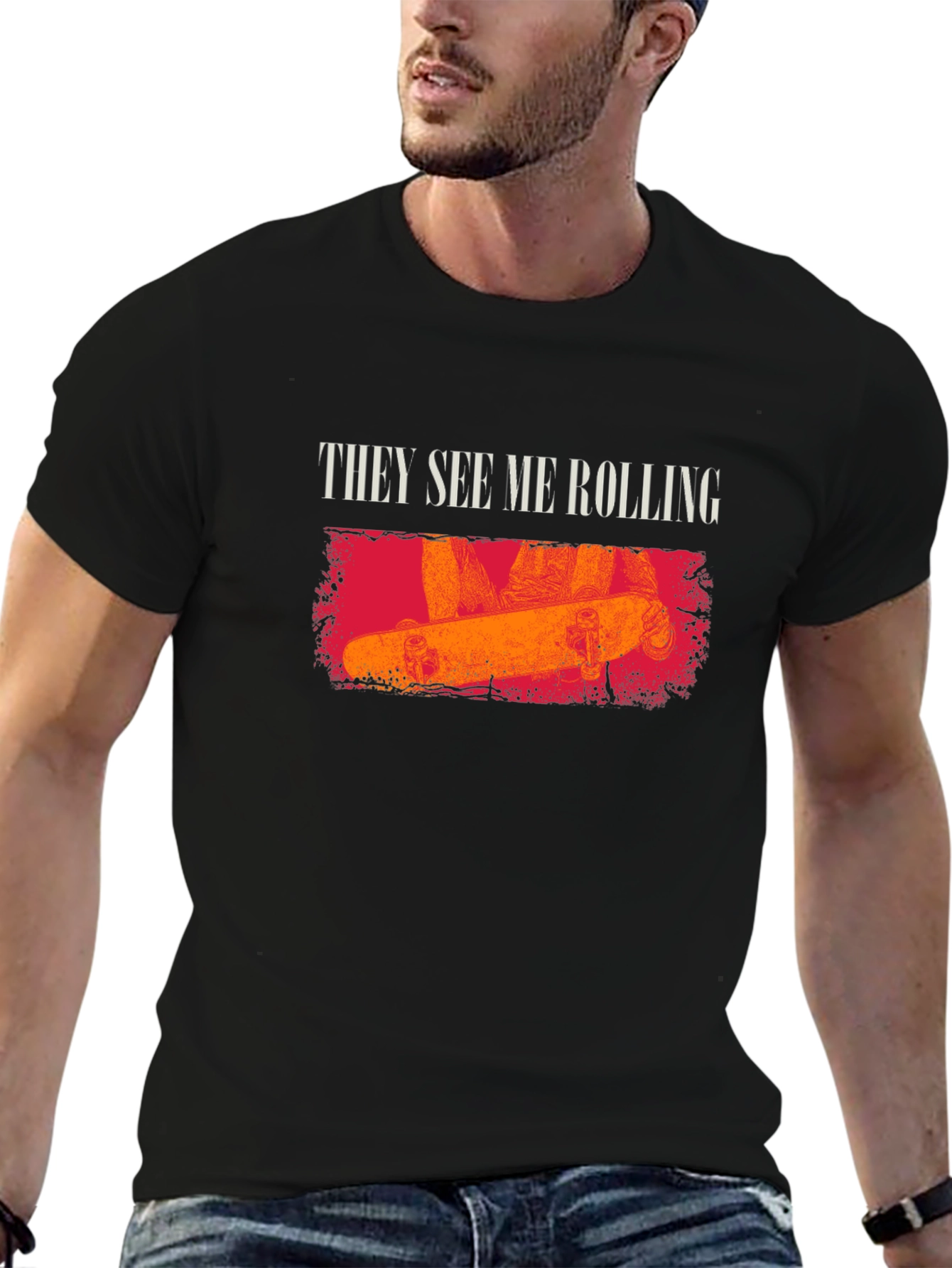 They See Me Rolling Graphic T-Shirt