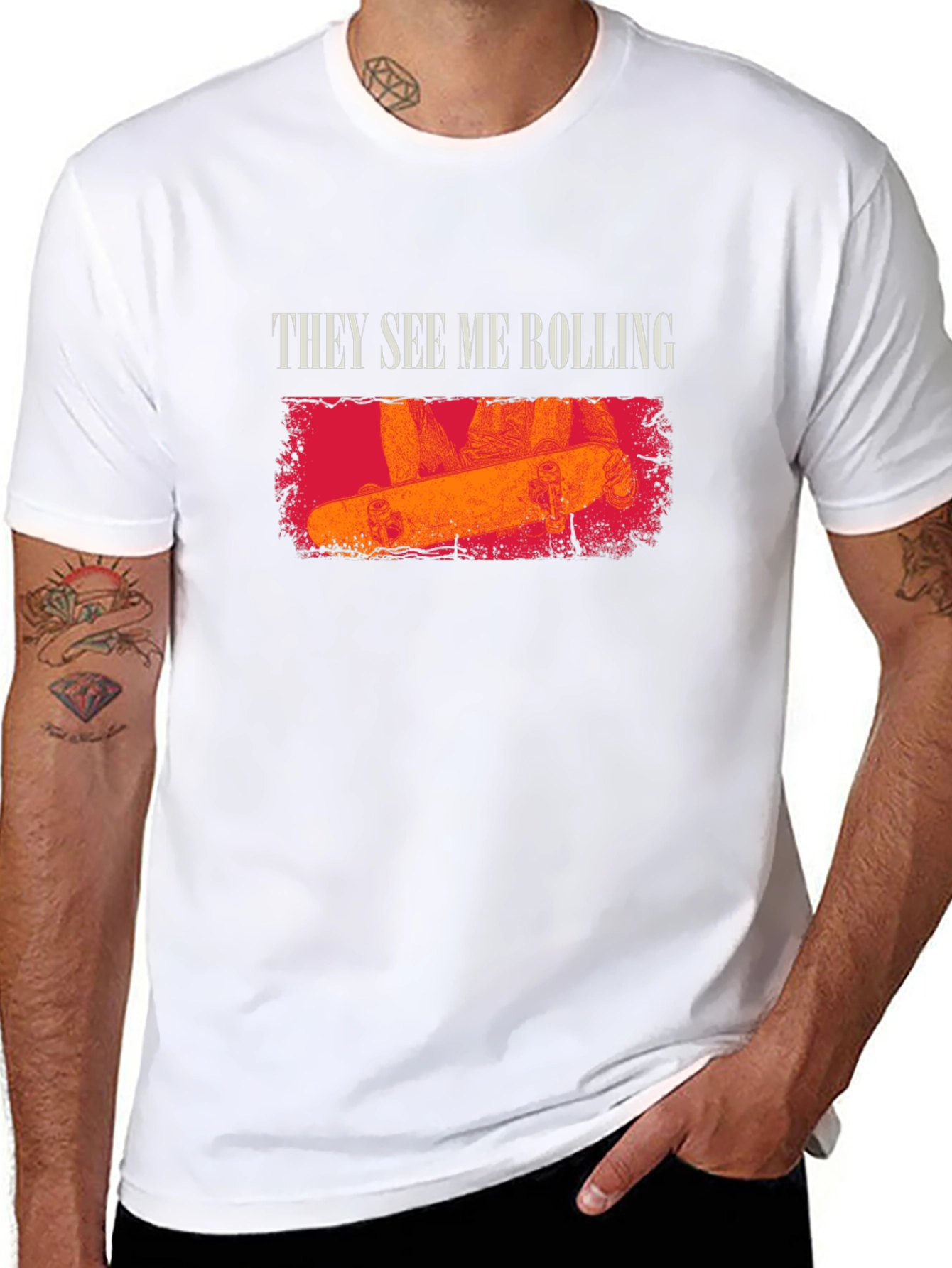 They See Me Rolling Graphic T-Shirt