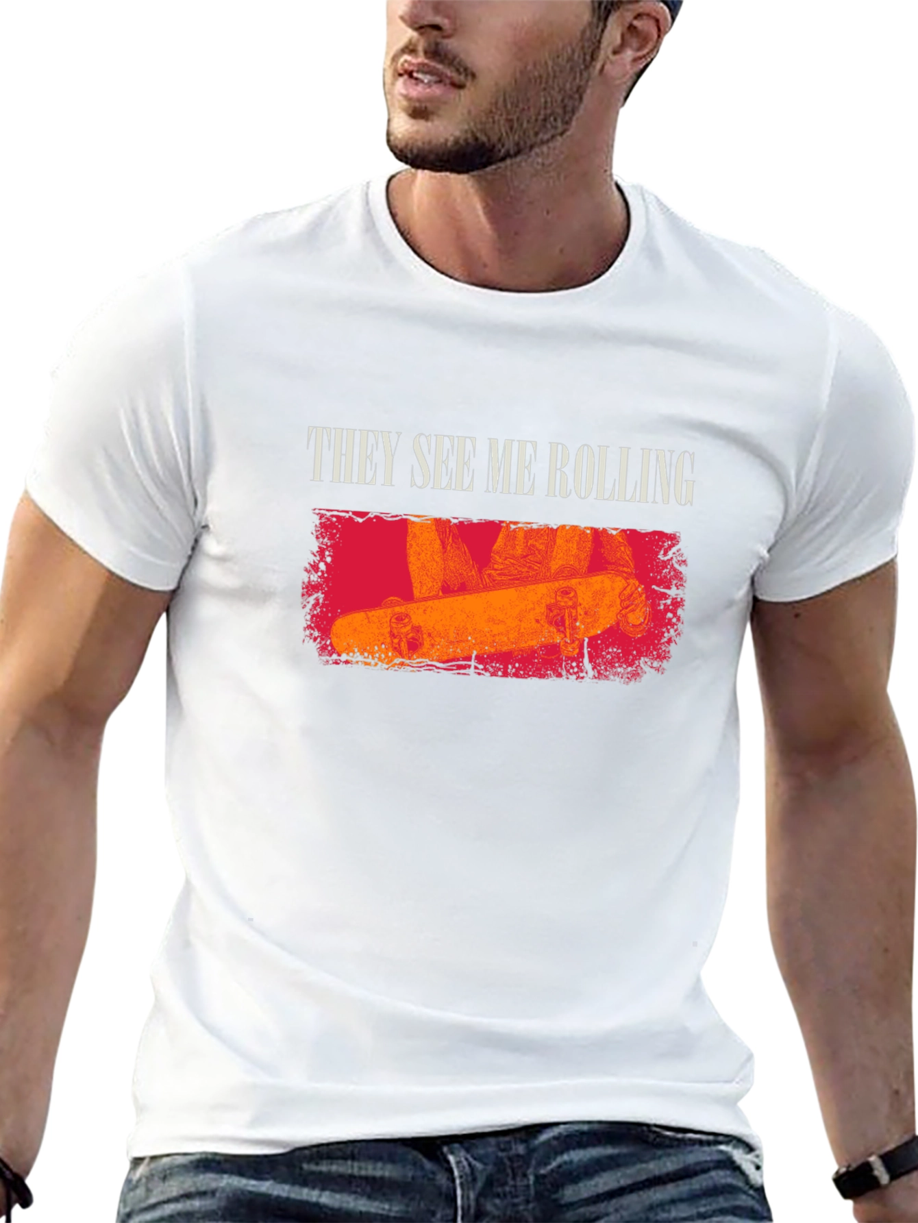 They See Me Rolling Graphic T-Shirt