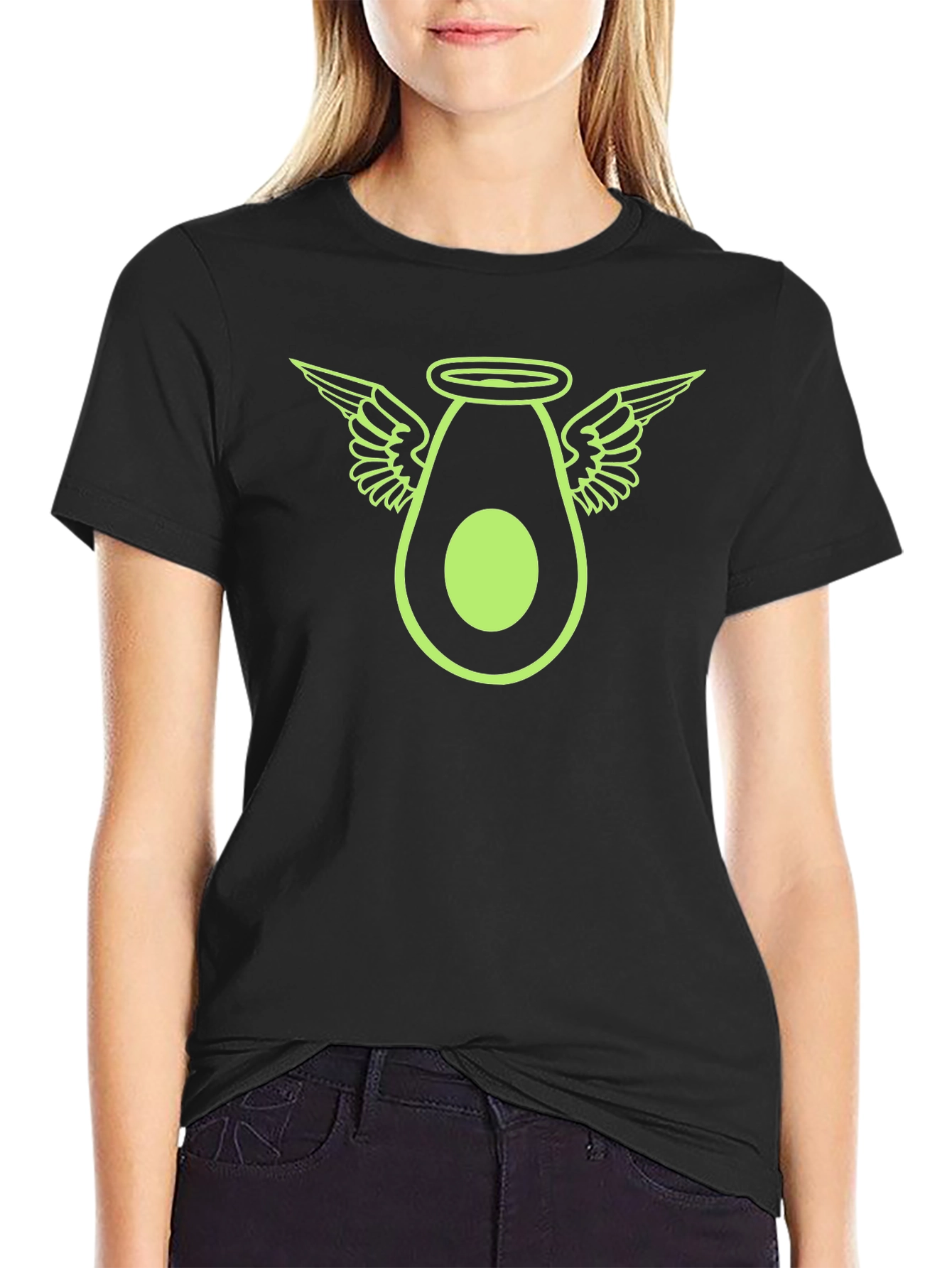 Angel Avocado Funny T-Shirt