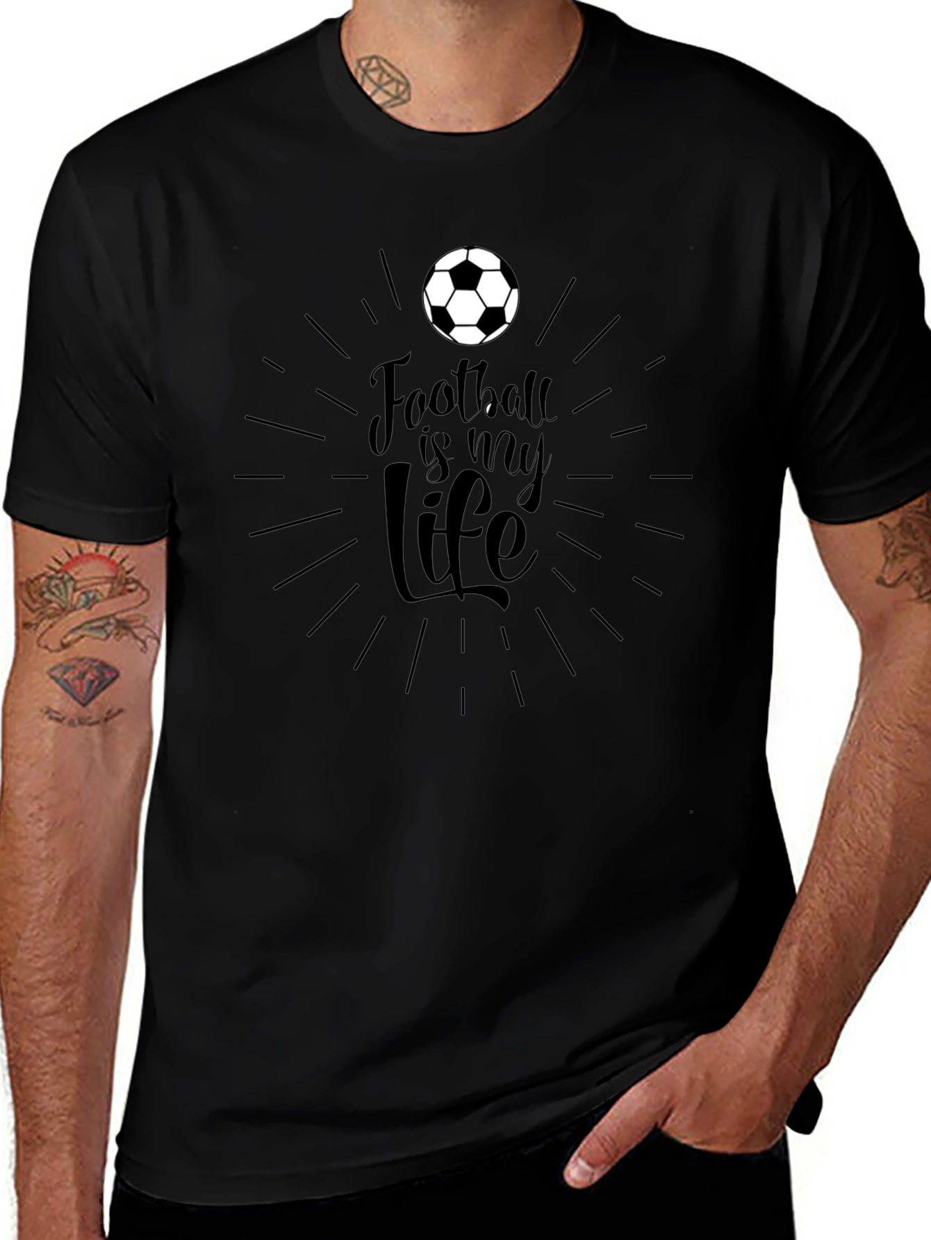 Football is My Life Graphic Tee