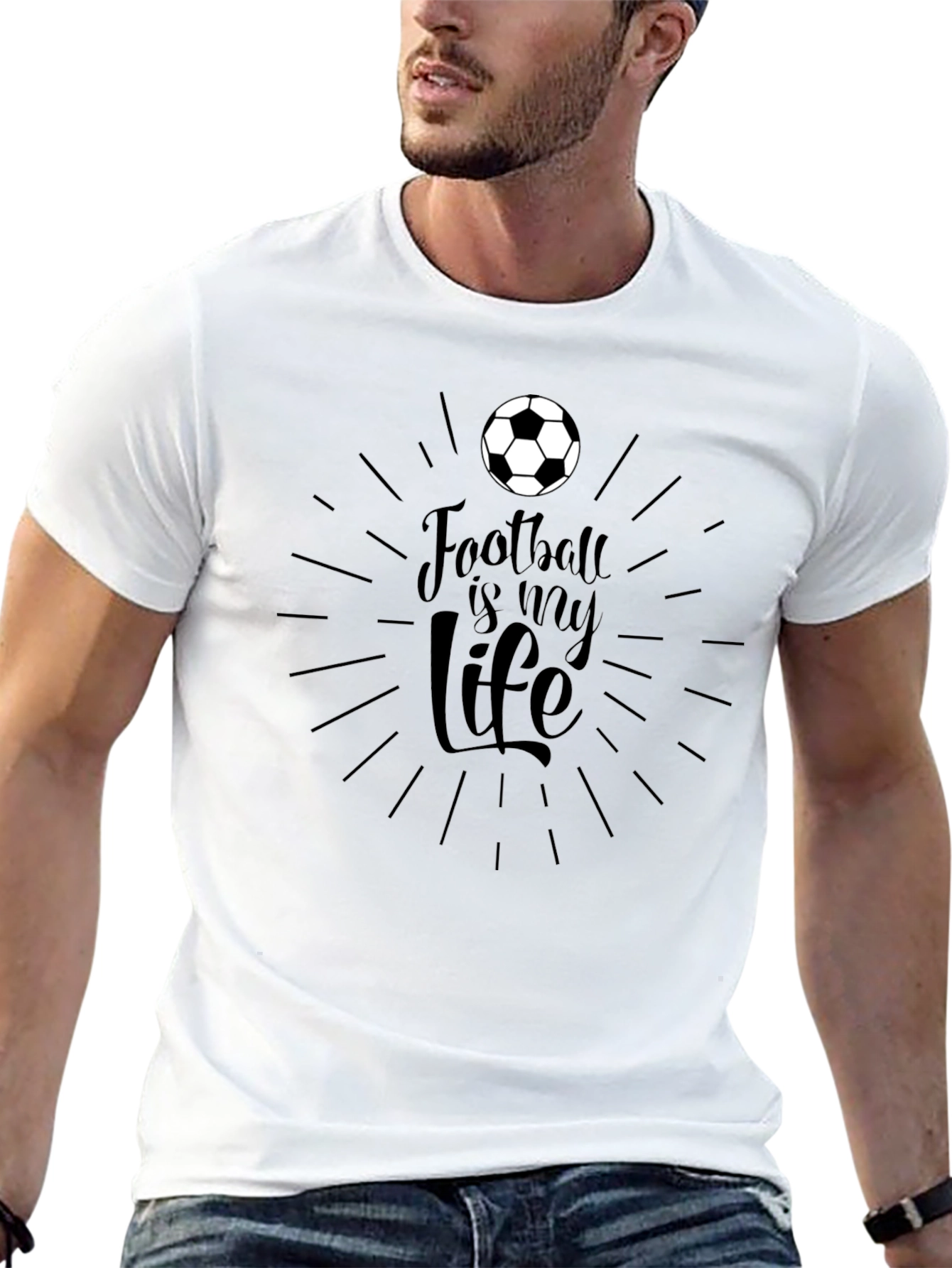 Football is My Life Graphic Tee
