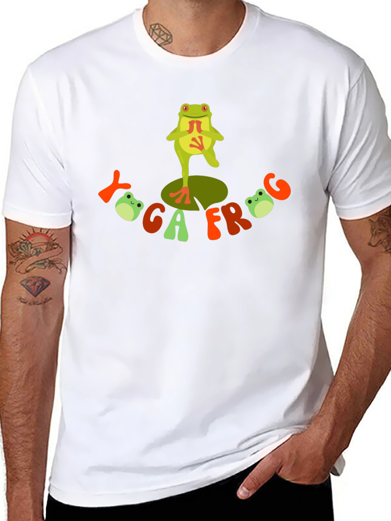 Yoga Frog Graphic T-Shirt