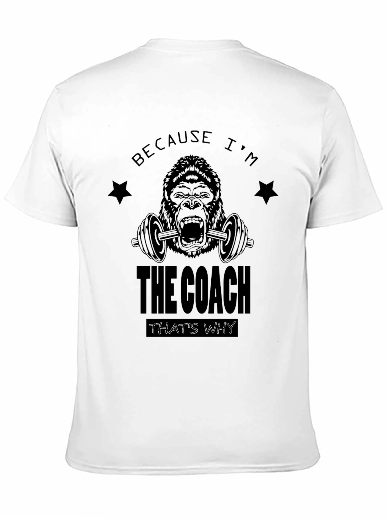 Gorilla Coach T-Shirt - Fitness Motivation Tee