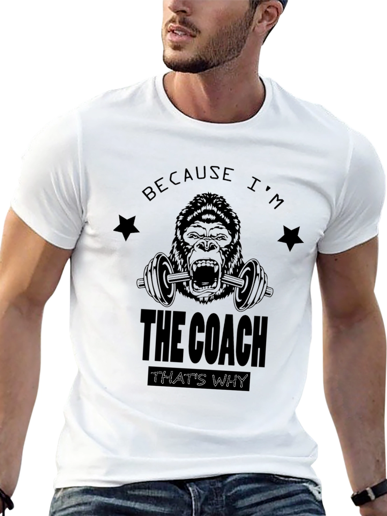 Gorilla Coach T-Shirt - Fitness Motivation Tee