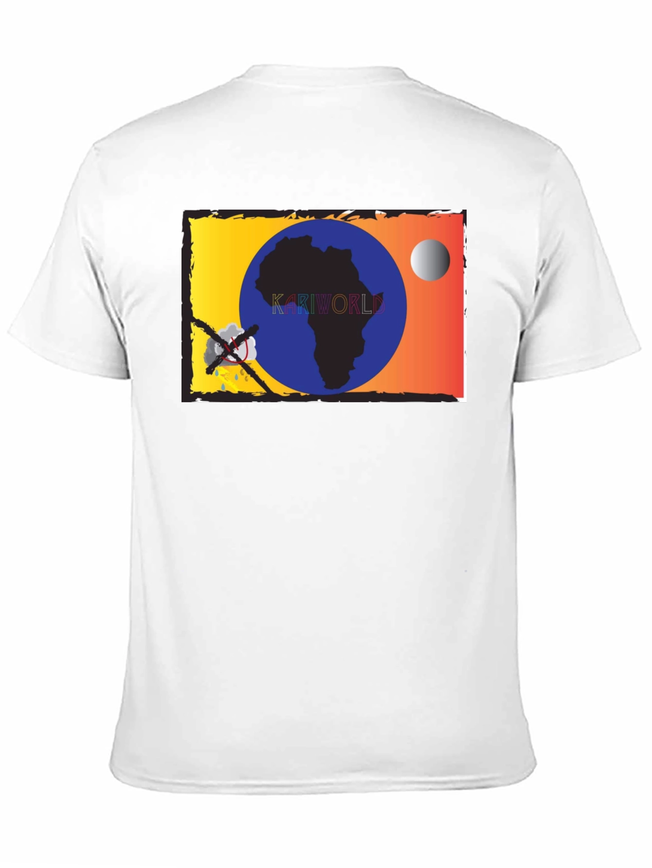 Kariworld T-Shirt - Black Cotton Graphic Tee