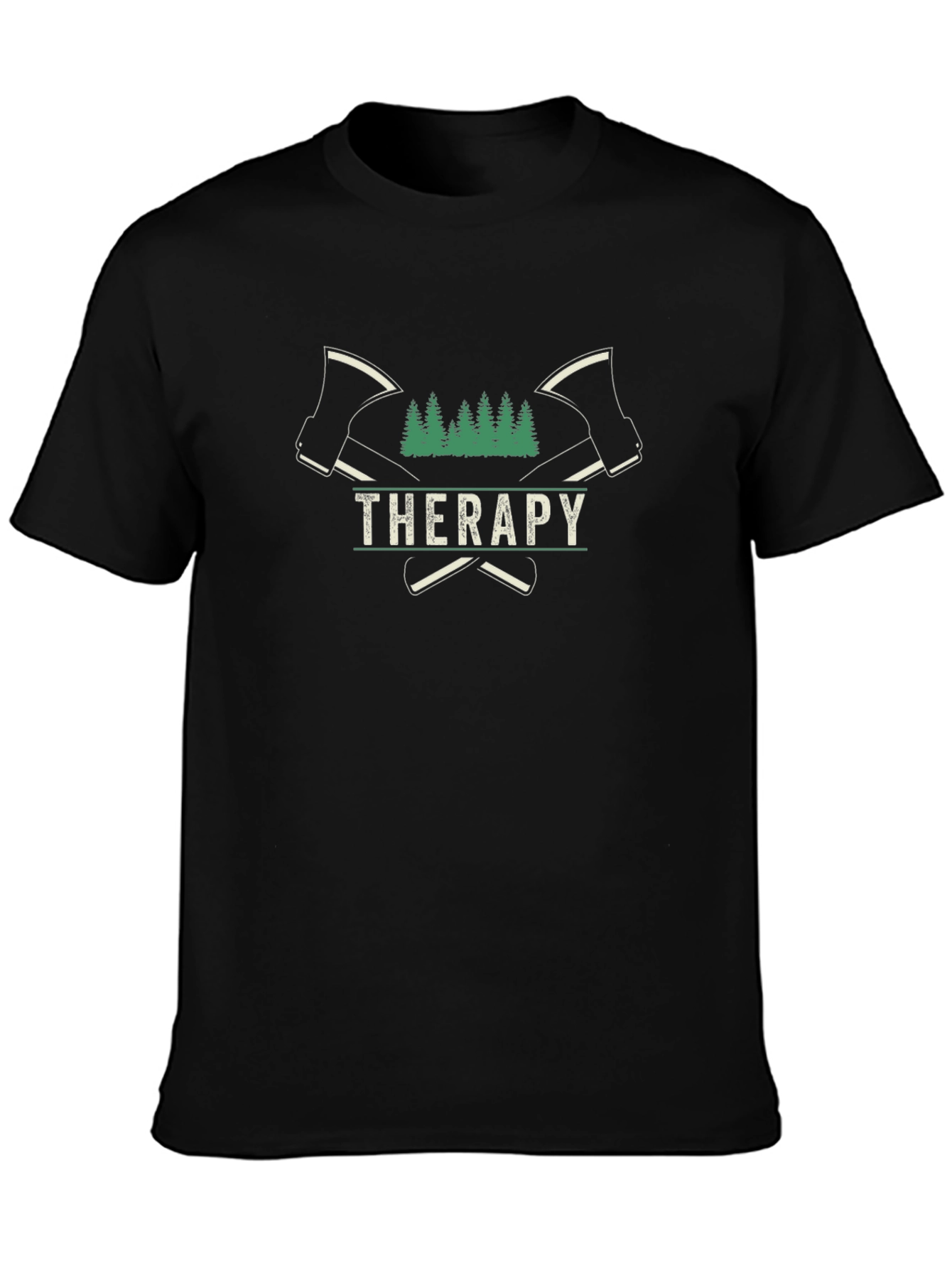 Therapy Axes and Trees Graphic T-Shirt