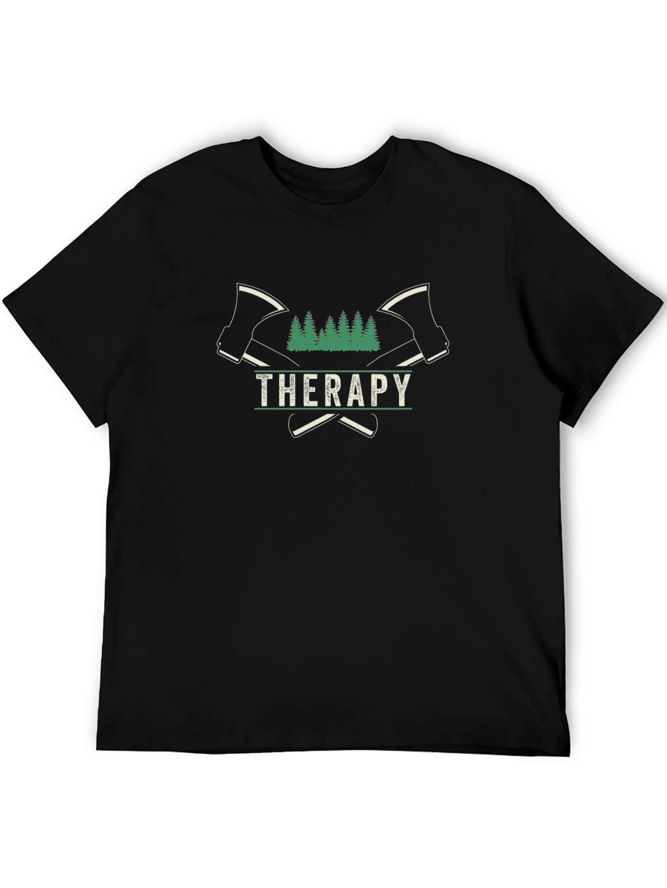 Therapy Axes and Trees Graphic T-Shirt