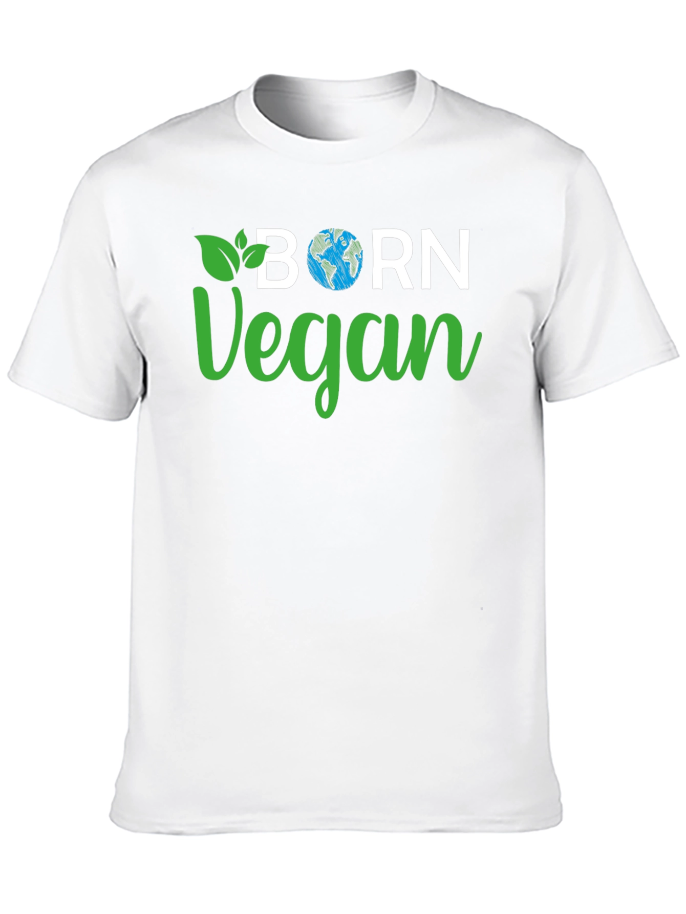 Born Vegan Graphic T-Shirt - Eco Friendly Tee